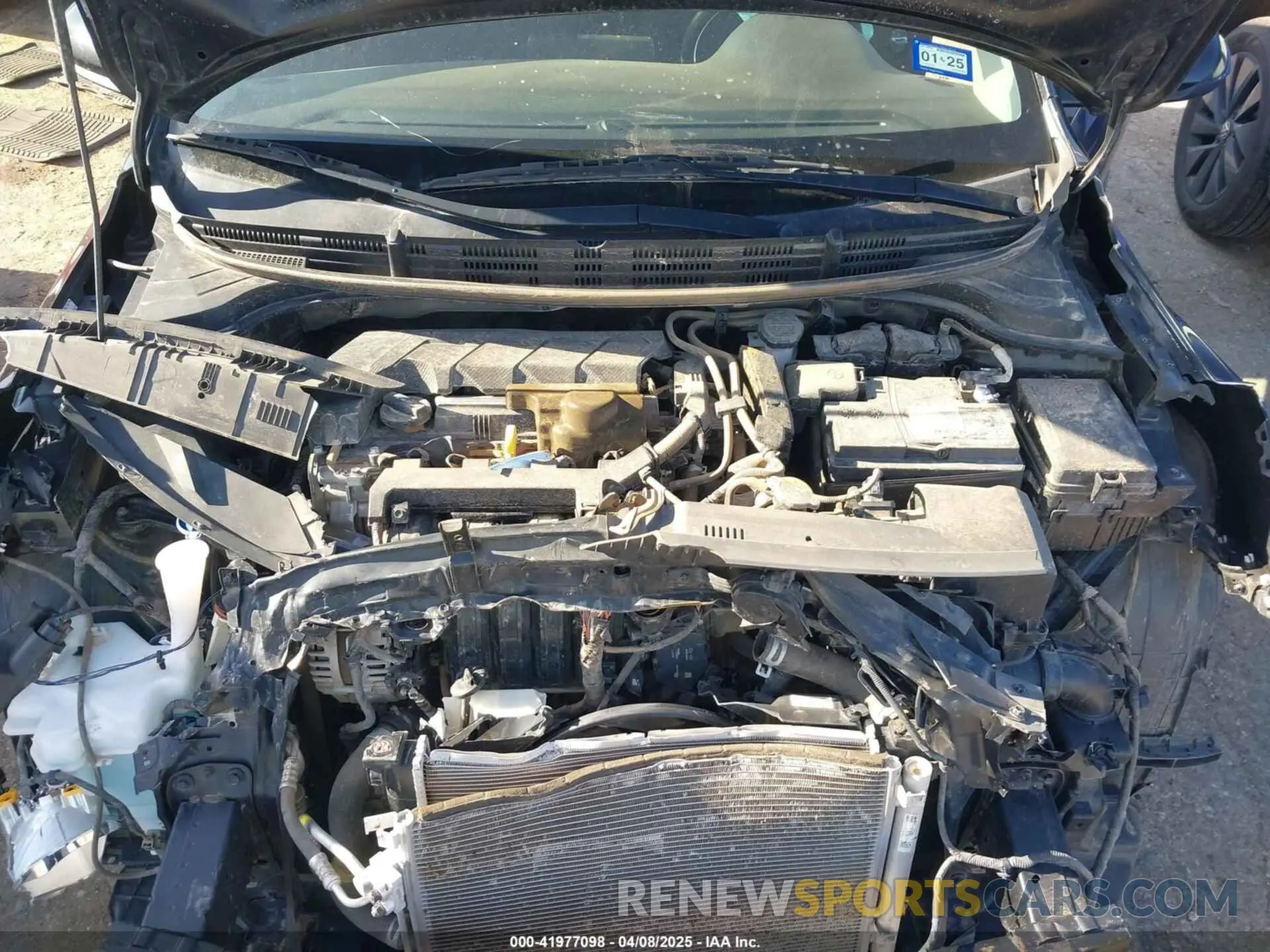 10 fotografías del automóvil dañado 3KPA24AD1ME365064 KIA RIO 2021