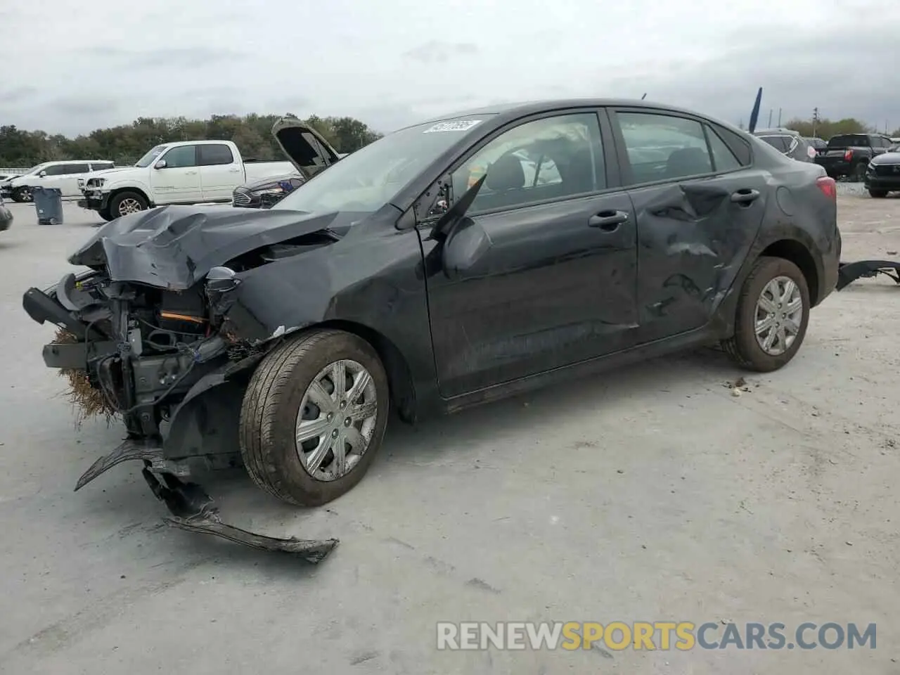 1 fotografías del automóvil dañado 3KPA24AD1ME379529 KIA RIO 2021