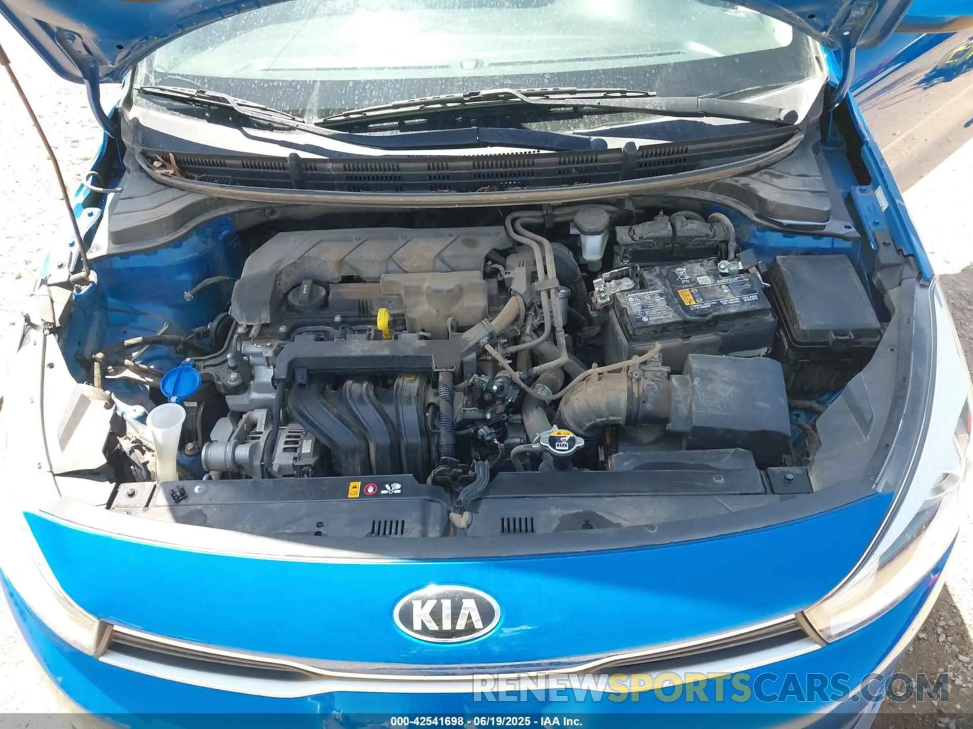 10 fotografías del automóvil dañado 3KPA24AD1ME426462 KIA RIO 2021