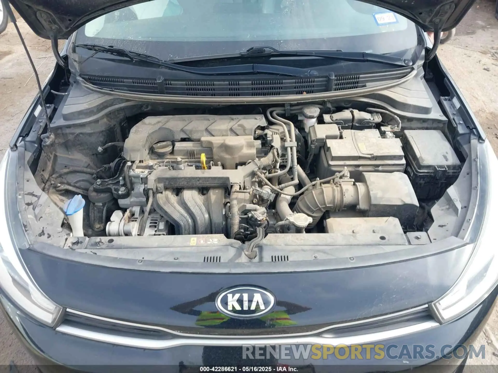 10 fotografías del automóvil dañado 3KPA24AD1ME426476 KIA RIO 2021