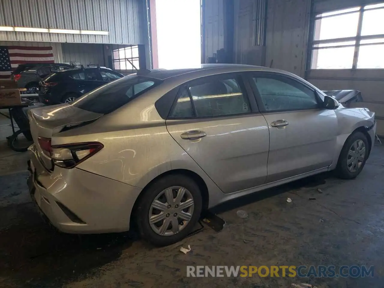 3 fotografías del automóvil dañado 3KPA24AD2ME382326 KIA RIO 2021