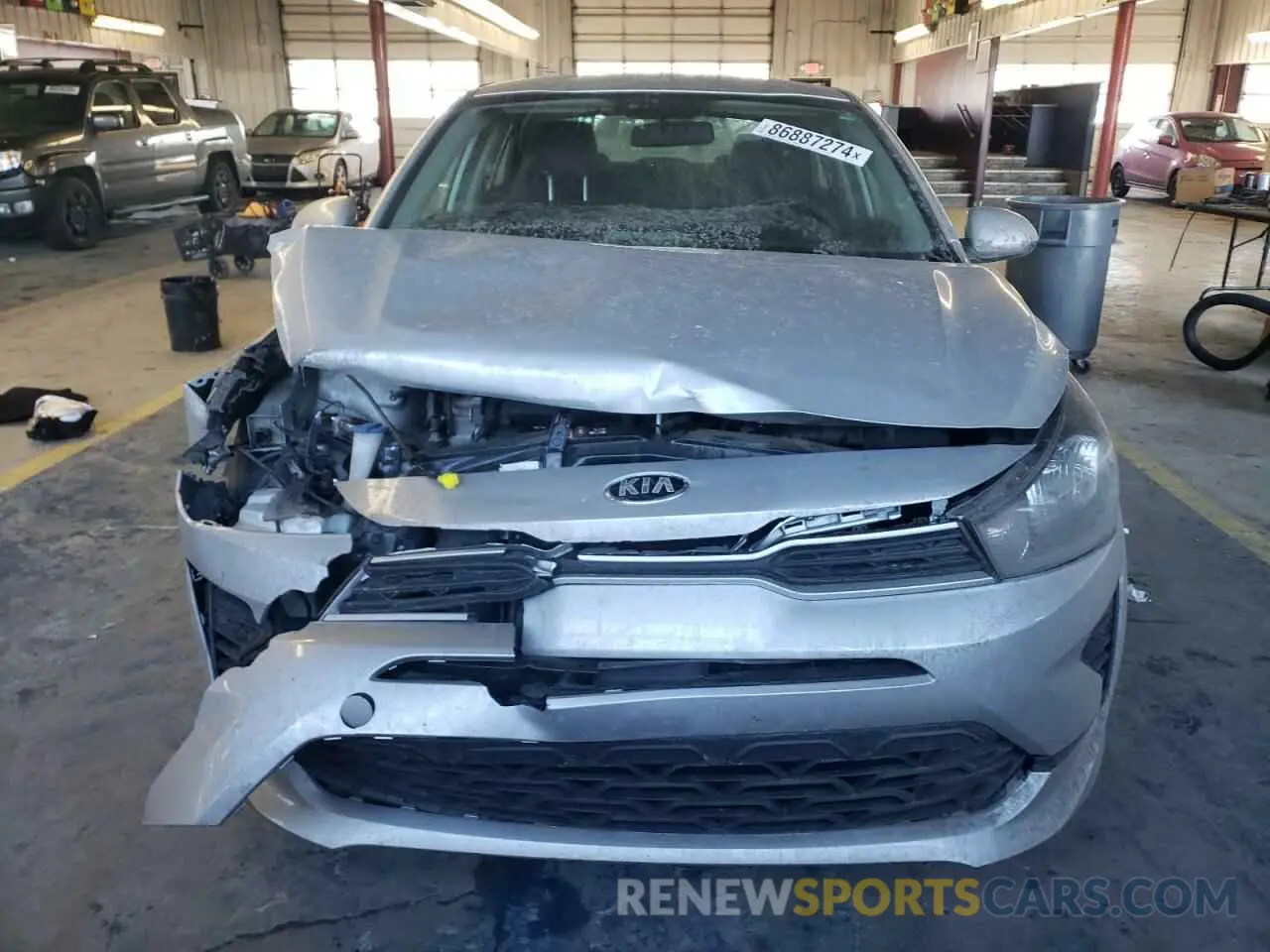 5 fotografías del automóvil dañado 3KPA24AD2ME382326 KIA RIO 2021