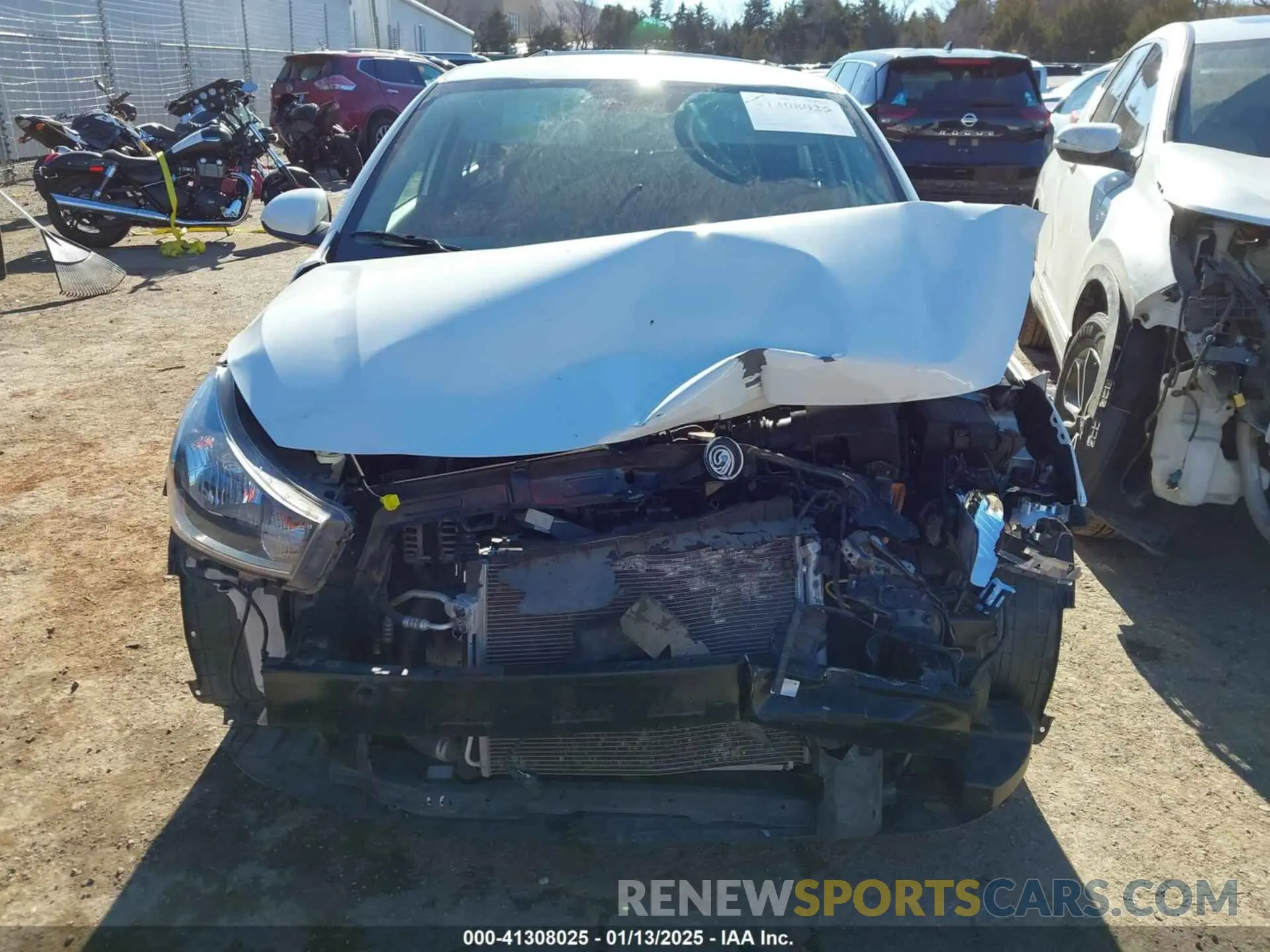 13 fotografías del automóvil dañado 3KPA24AD2ME392144 KIA RIO 2021