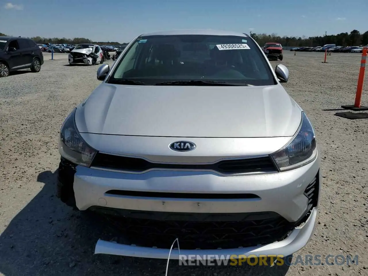 5 fotografías del automóvil dañado 3KPA24AD3ME383145 KIA RIO 2021