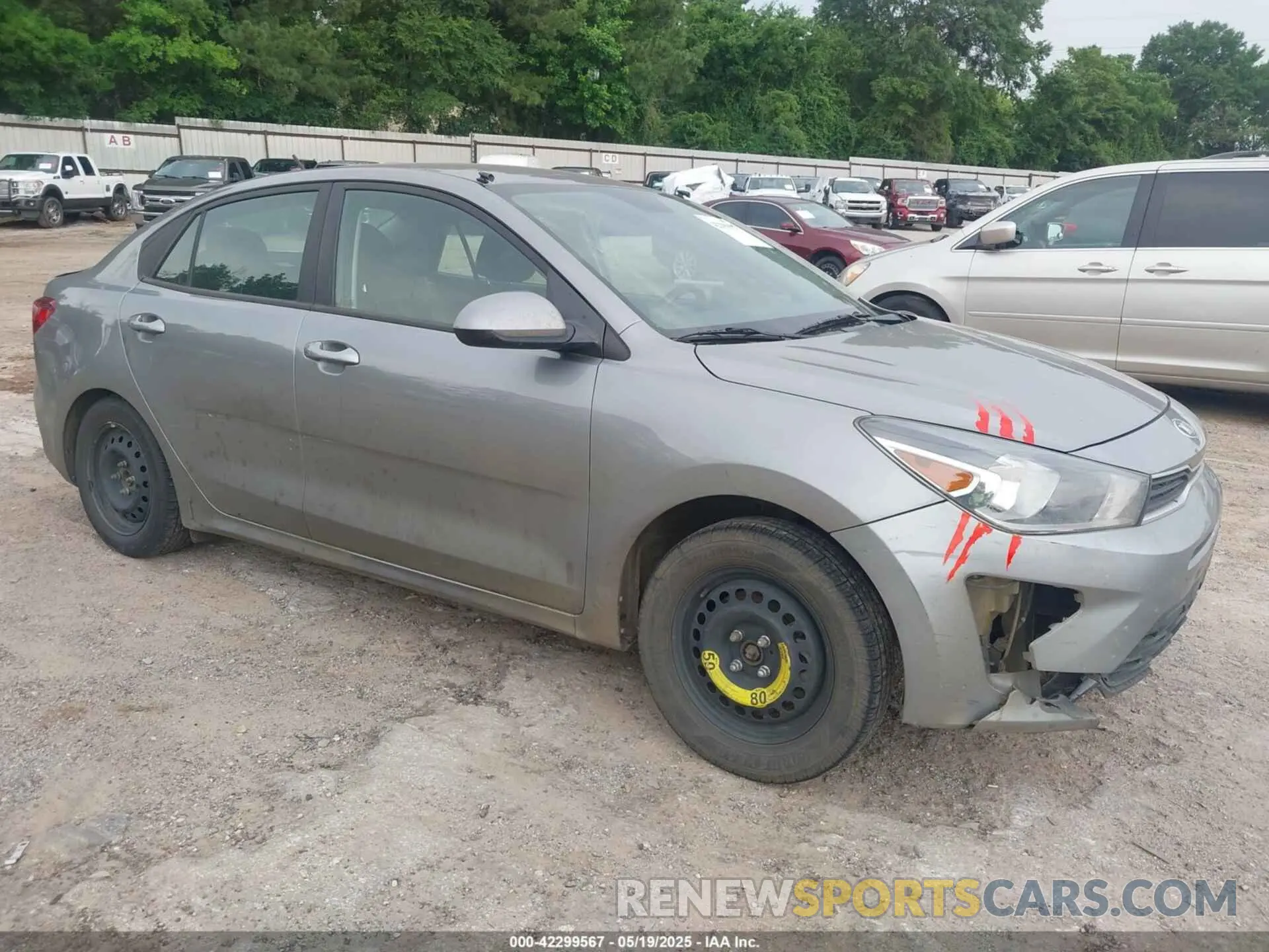 1 fotografías del automóvil dañado 3KPA24AD3ME405709 KIA RIO 2021
