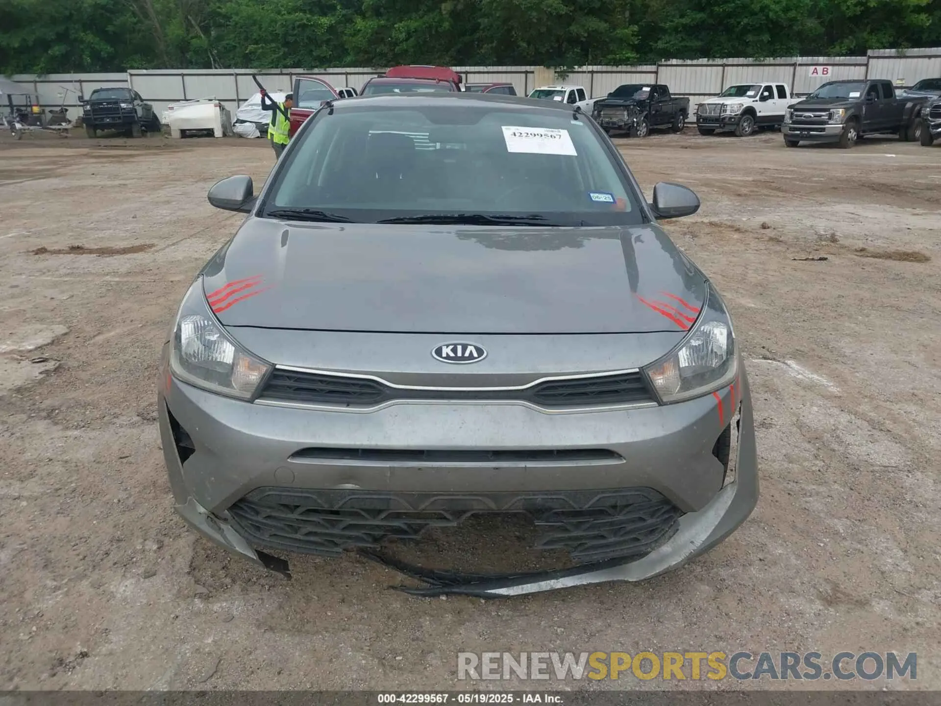 6 fotografías del automóvil dañado 3KPA24AD3ME405709 KIA RIO 2021
