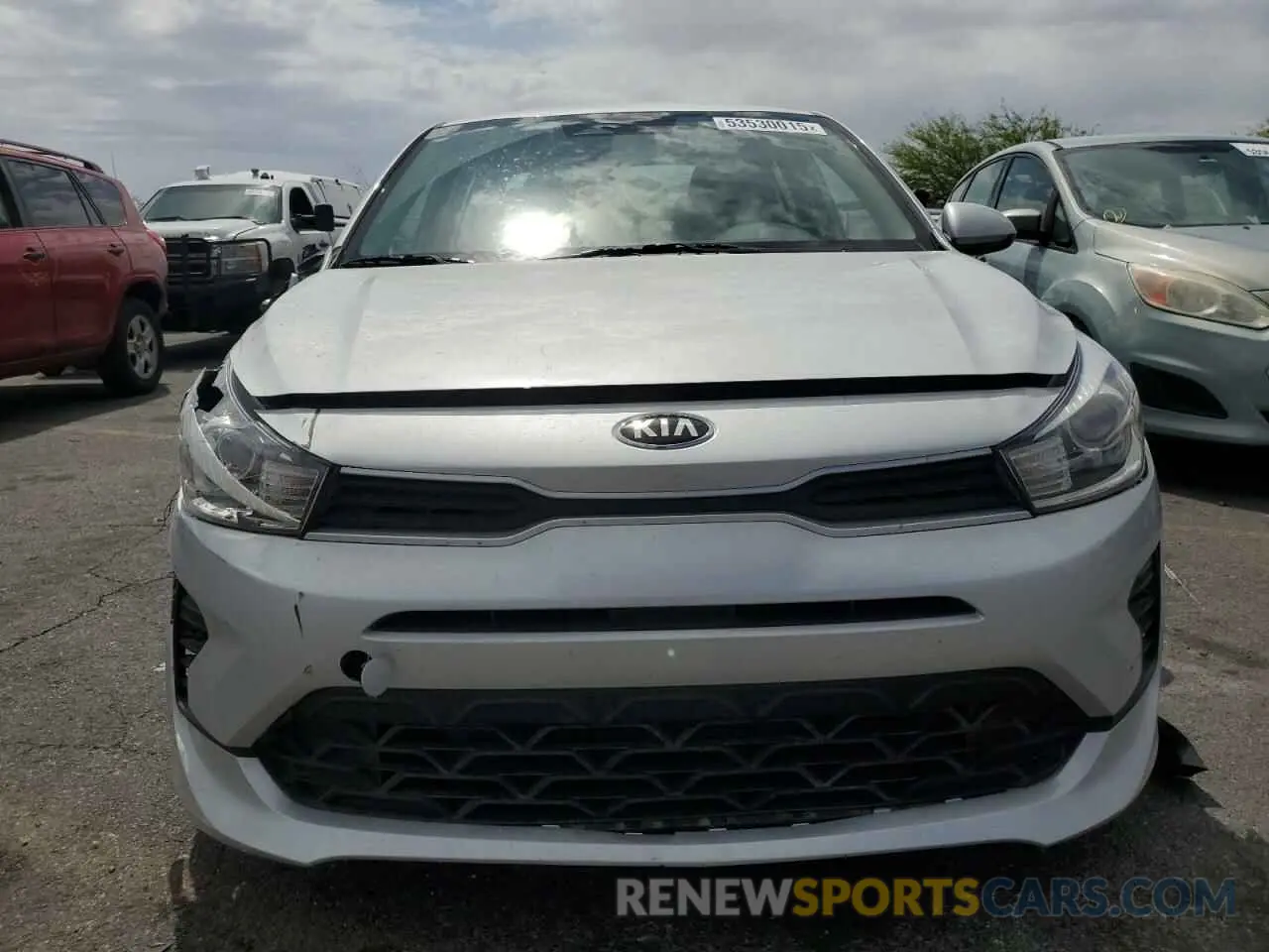 5 fotografías del automóvil dañado 3KPA24AD4ME386295 KIA RIO 2021