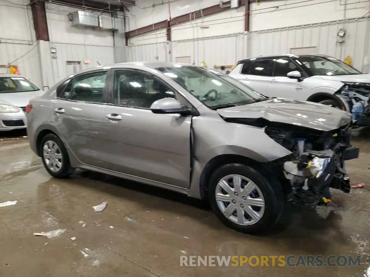 4 fotografías del automóvil dañado 3KPA24AD4ME393022 KIA RIO 2021