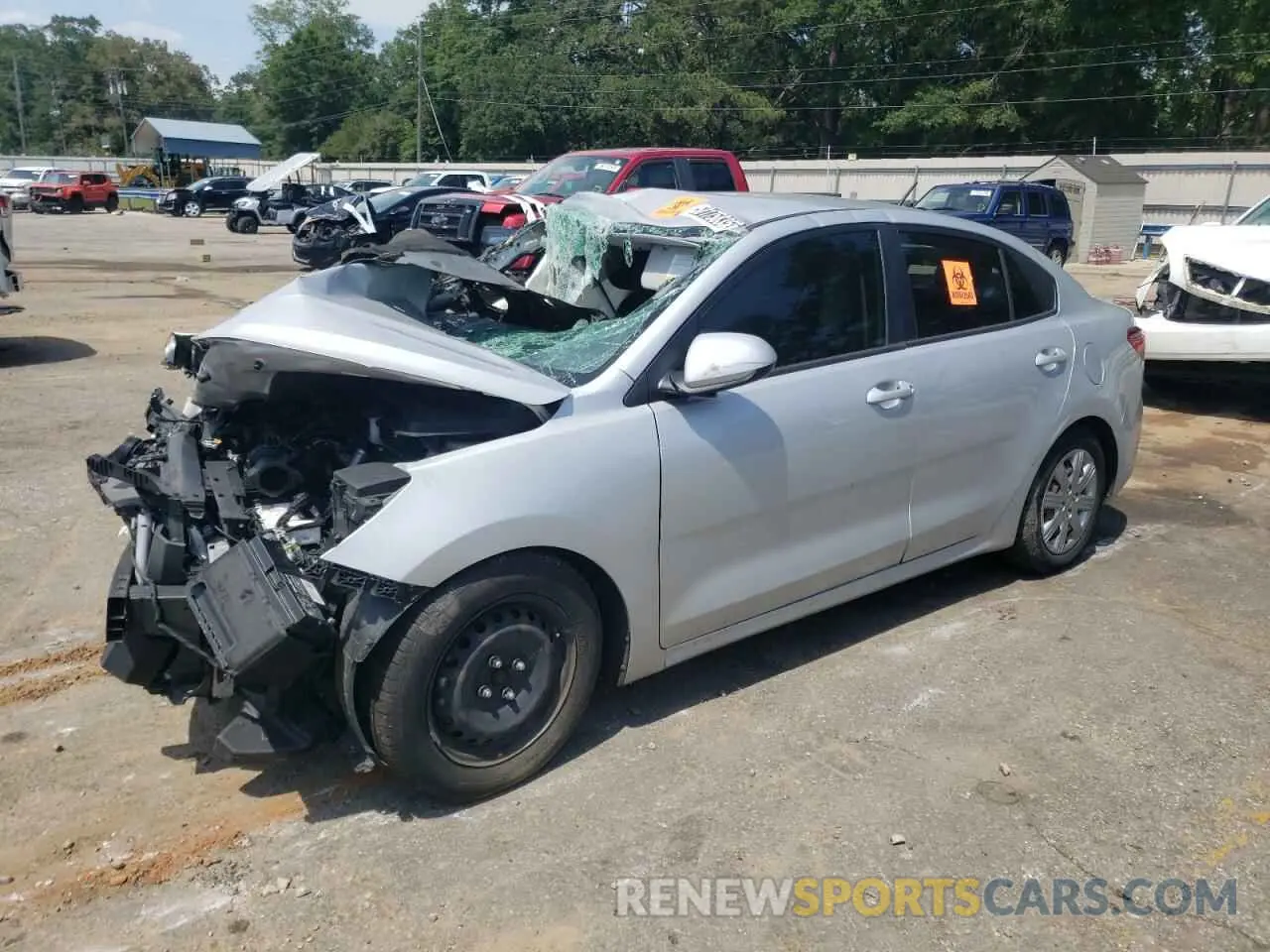 1 fotografías del automóvil dañado 3KPA24AD4ME402124 KIA RIO 2021