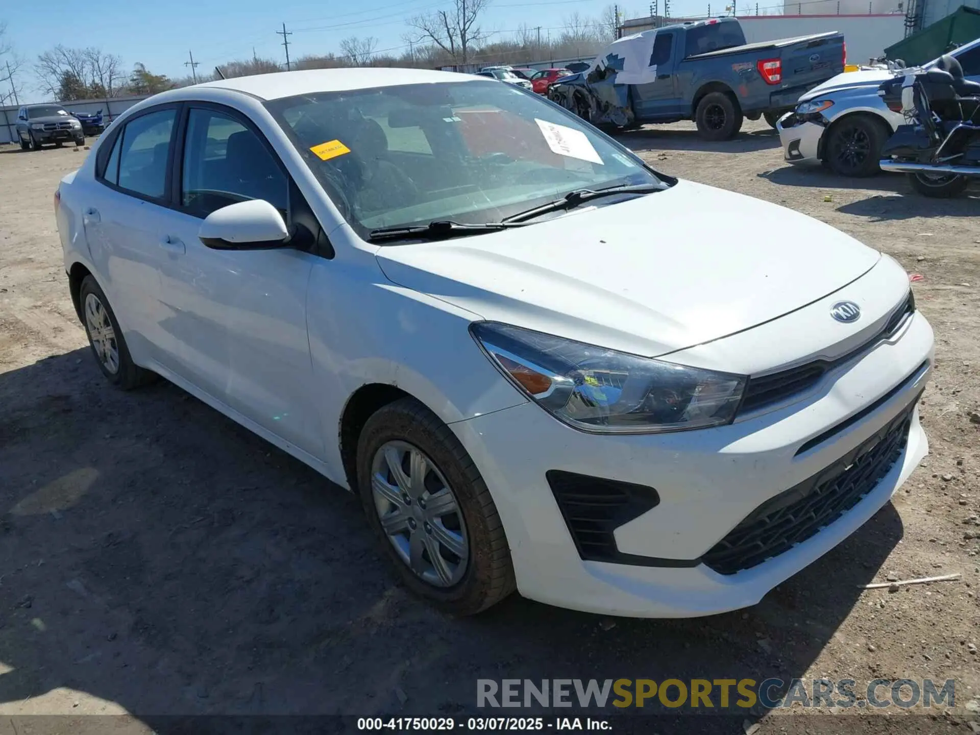 1 fotografías del automóvil dañado 3KPA24AD4ME430442 KIA RIO 2021