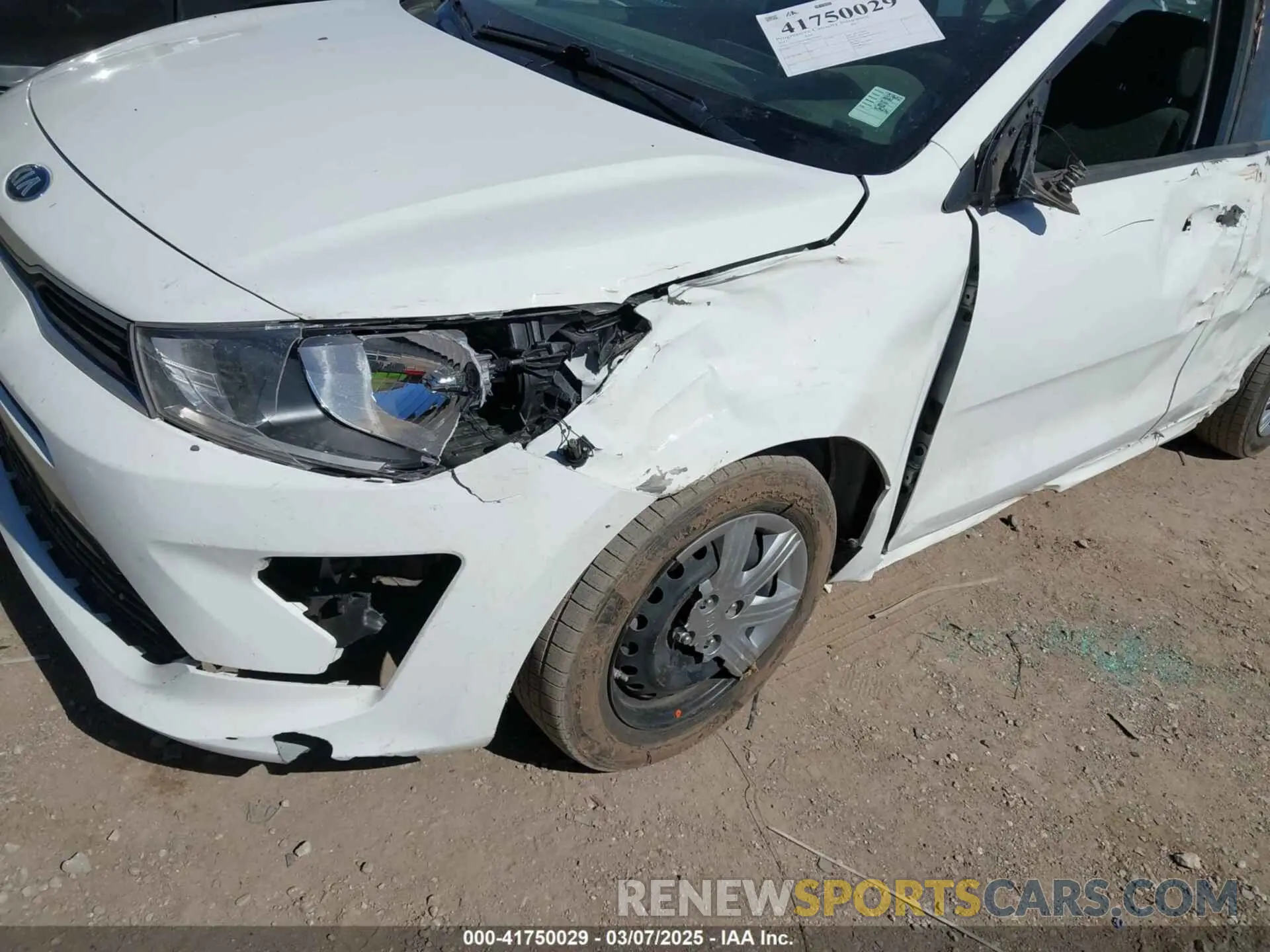 6 fotografías del automóvil dañado 3KPA24AD4ME430442 KIA RIO 2021