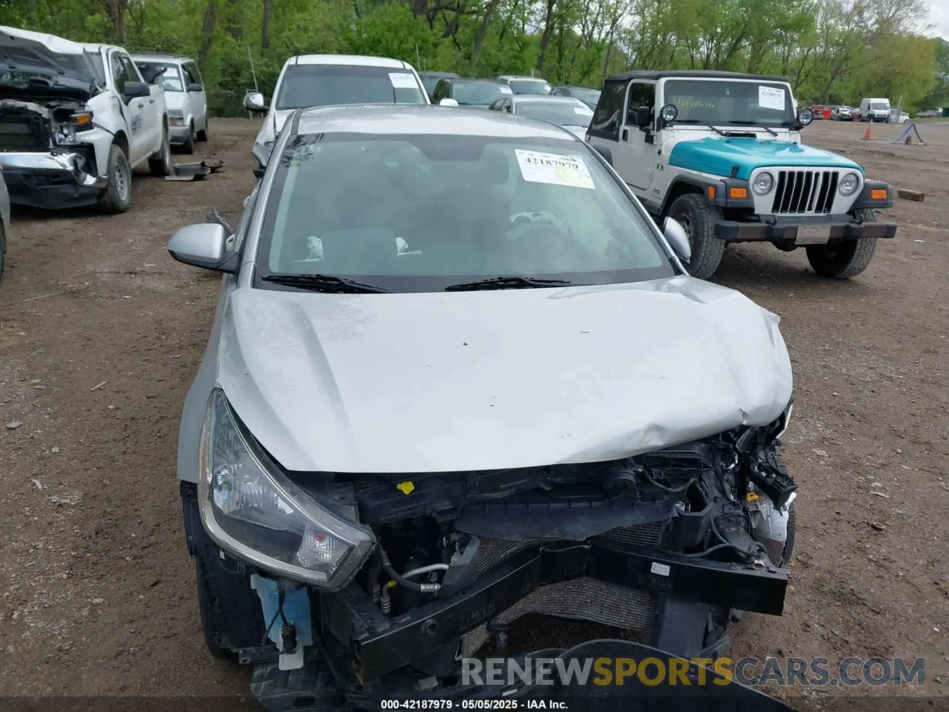 12 fotografías del automóvil dañado 3KPA24AD5ME367643 KIA RIO 2021