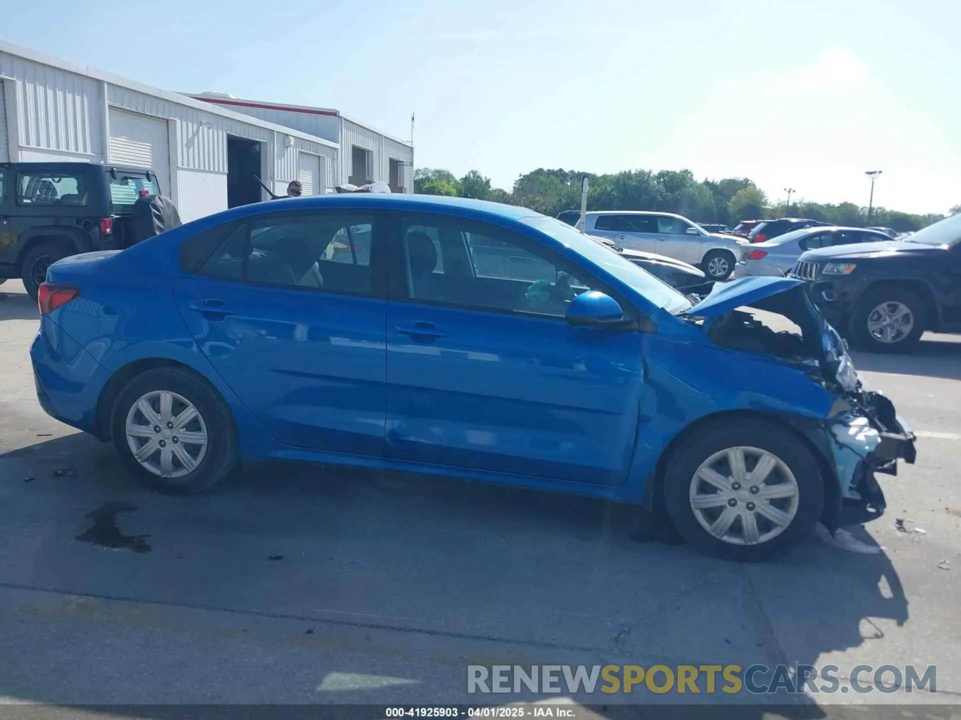 14 fotografías del automóvil dañado 3KPA24AD5ME392302 KIA RIO 2021