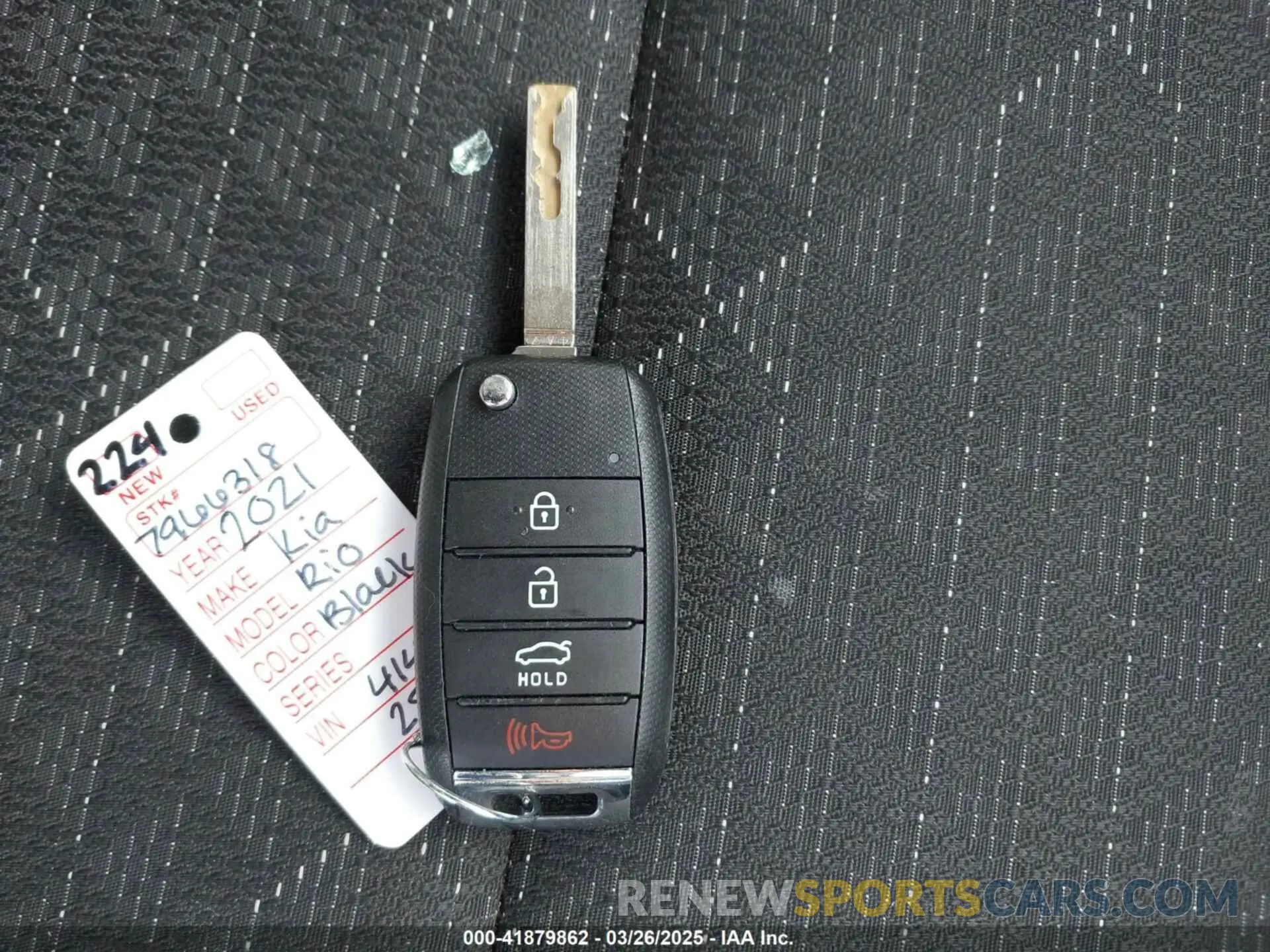 11 fotografías del automóvil dañado 3KPA24AD5ME414282 KIA RIO 2021