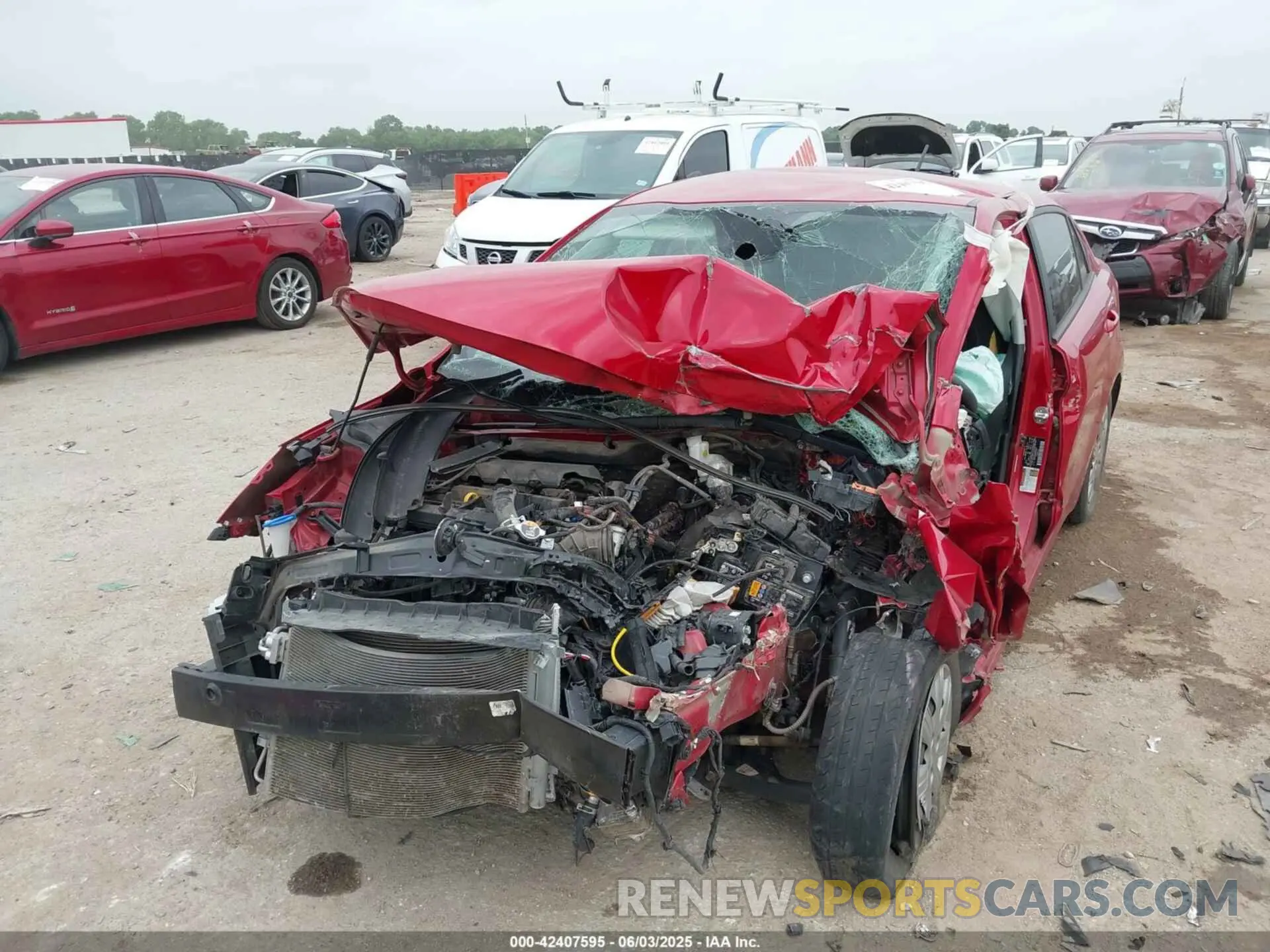 2 fotografías del automóvil dañado 3KPA24AD6ME406451 KIA RIO 2021