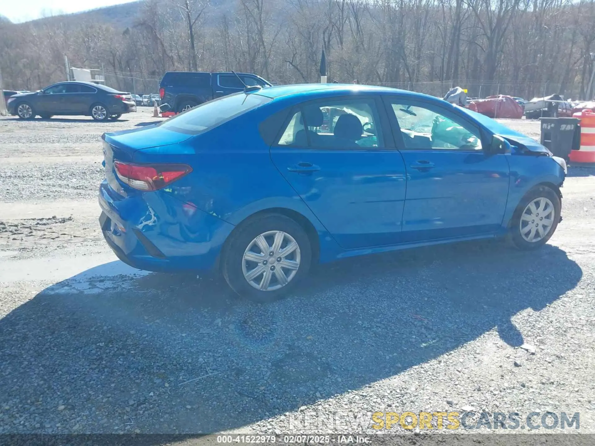 4 fotografías del automóvil dañado 3KPA24AD6ME429518 KIA RIO 2021