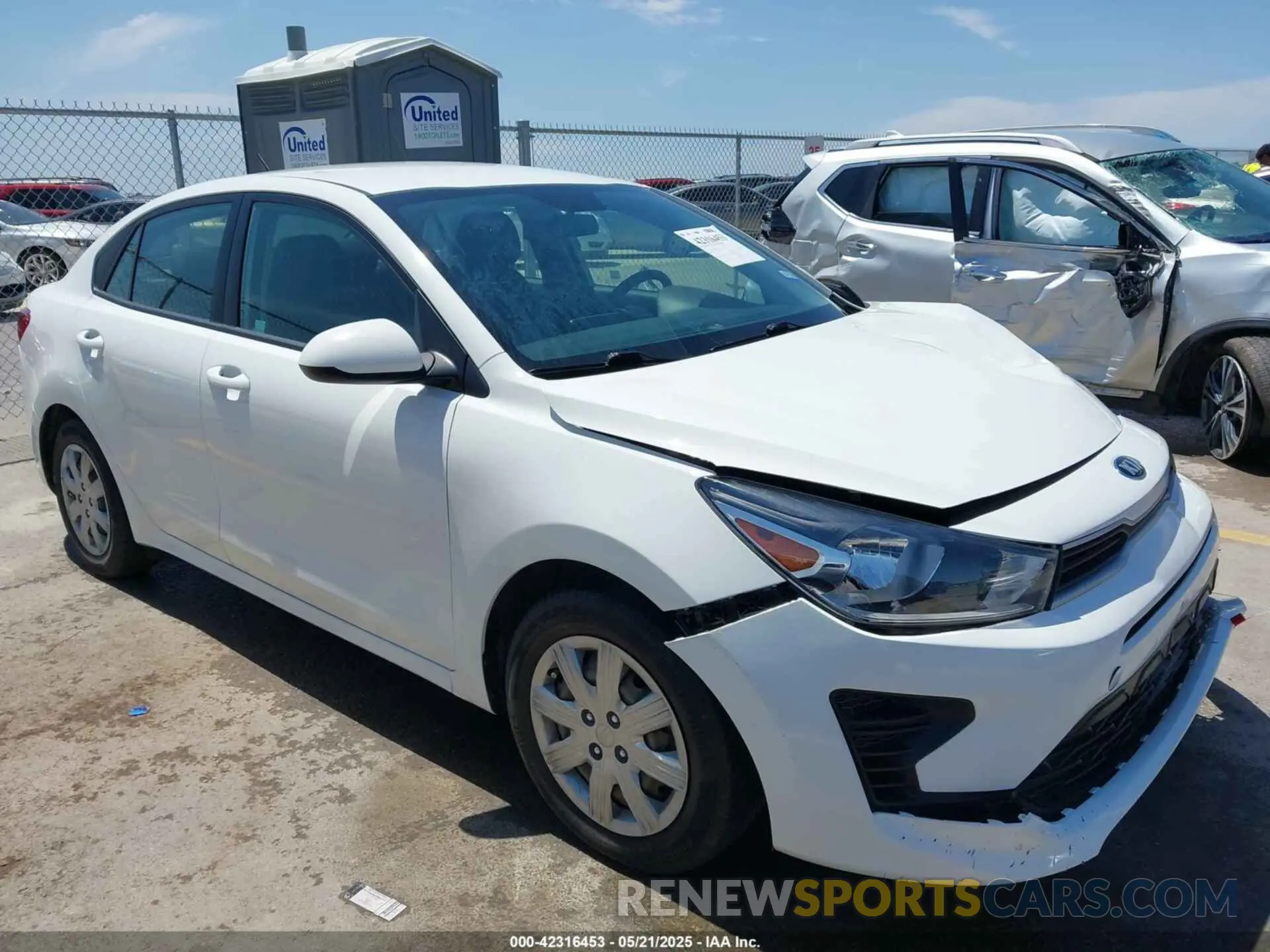 1 fotografías del automóvil dañado 3KPA24AD7ME406152 KIA RIO 2021