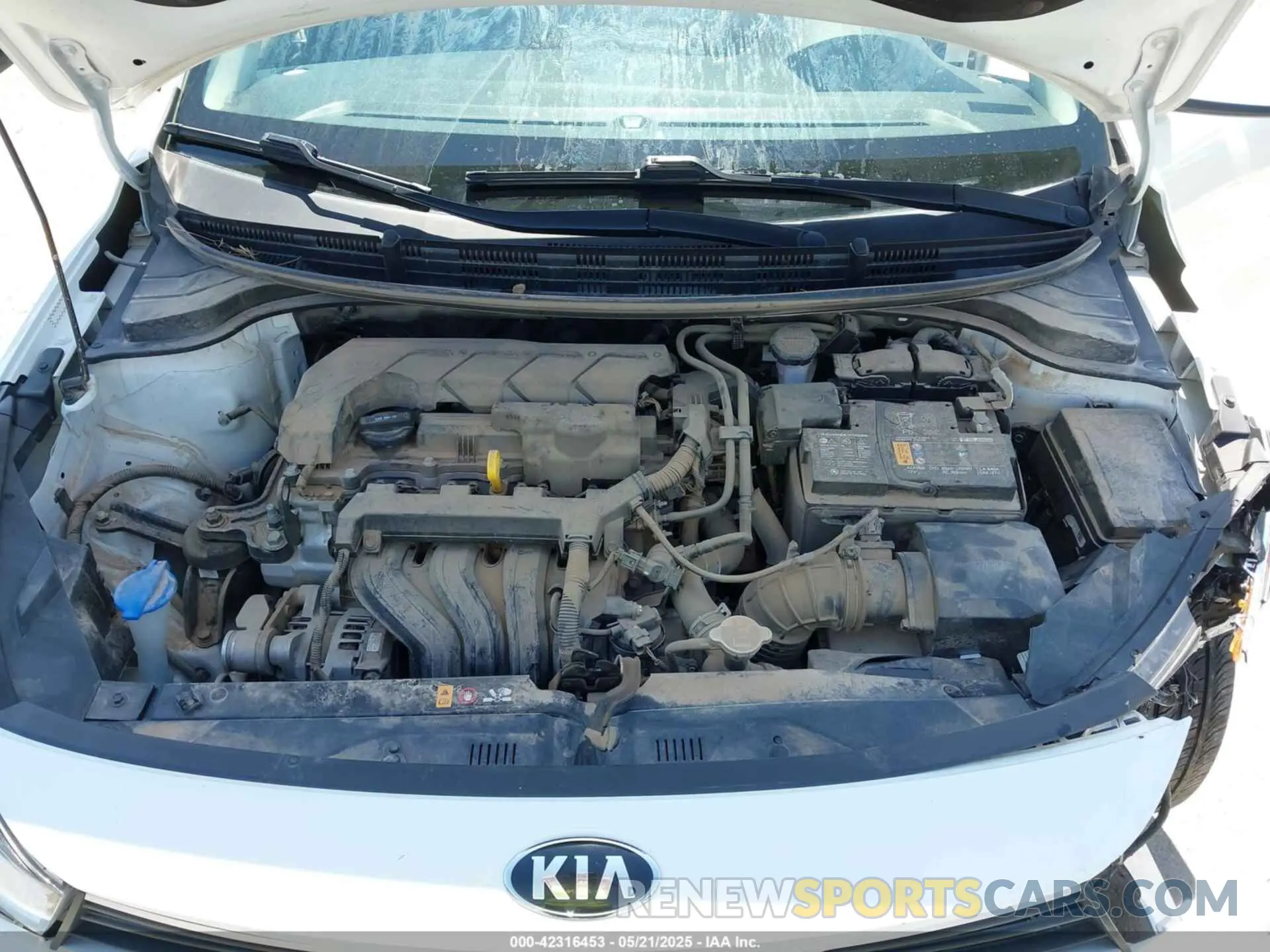 10 fotografías del automóvil dañado 3KPA24AD7ME406152 KIA RIO 2021
