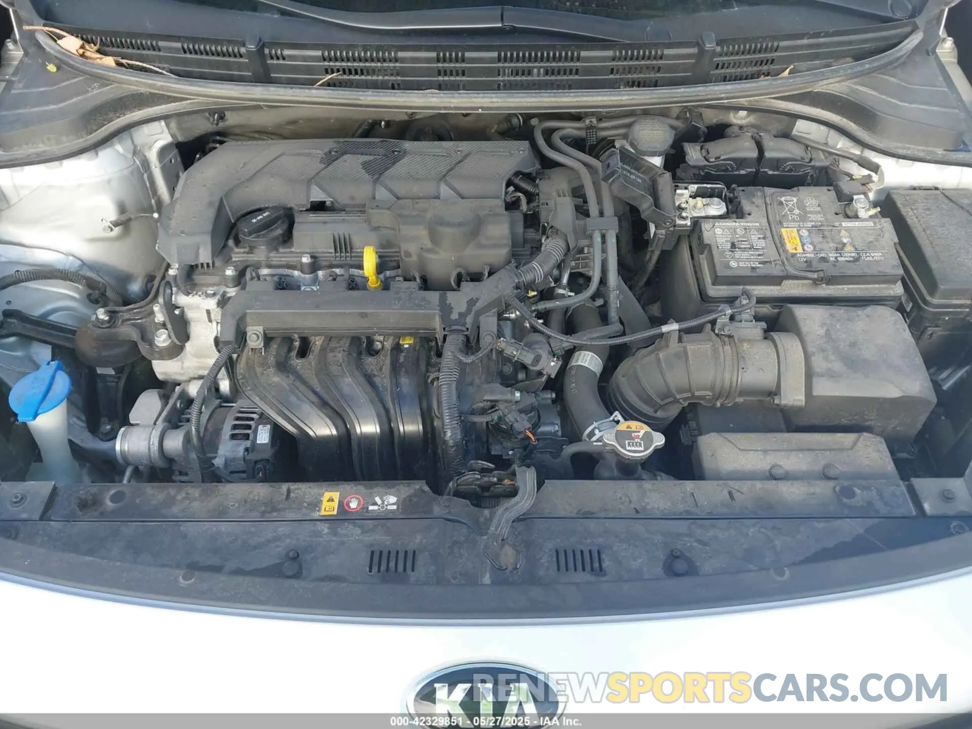 10 fotografías del automóvil dañado 3KPA24AD7ME422612 KIA RIO 2021