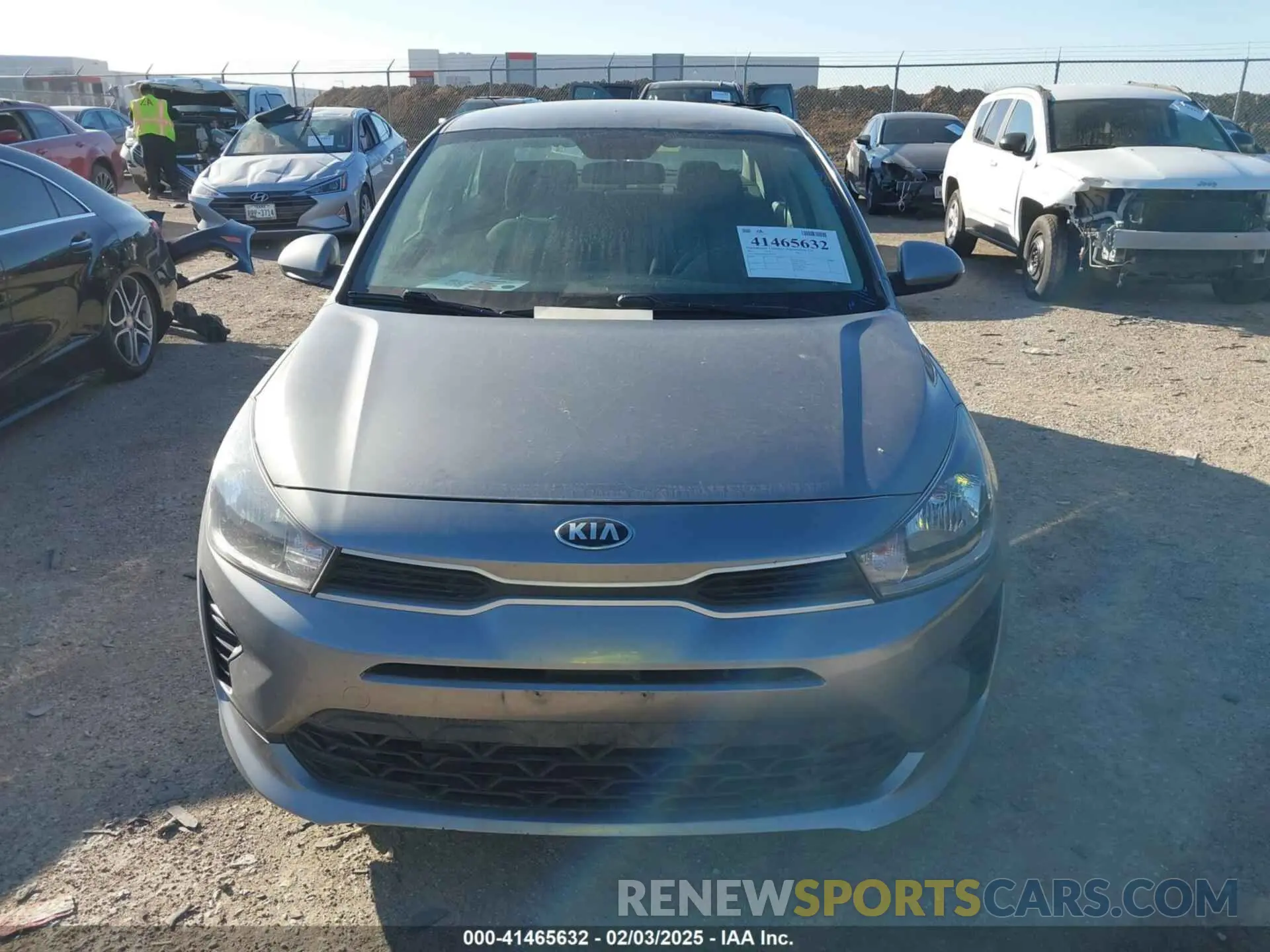 12 fotografías del automóvil dañado 3KPA24AD8ME377938 KIA RIO 2021
