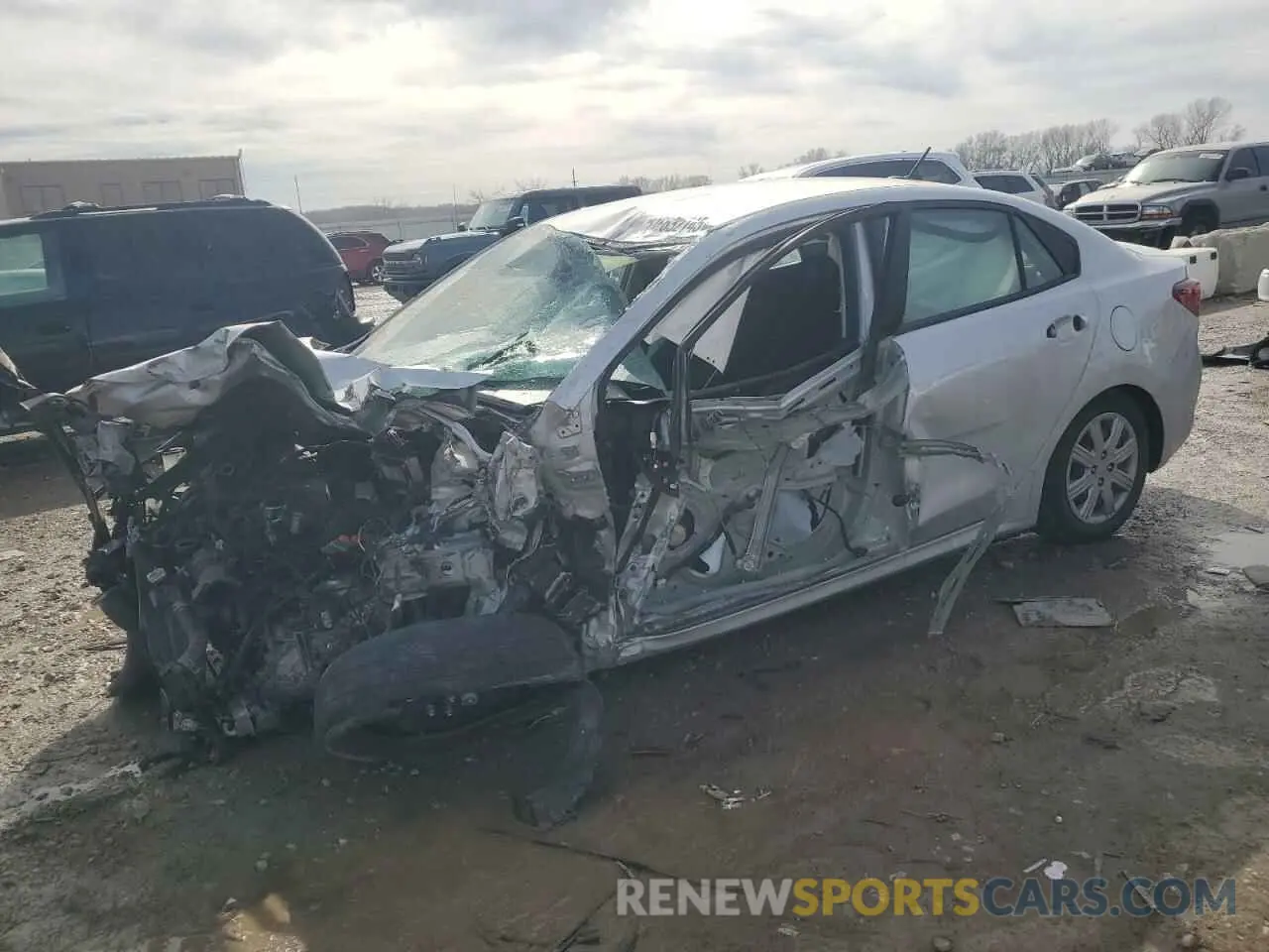 1 fotografías del automóvil dañado 3KPA24AD8ME378457 KIA RIO 2021
