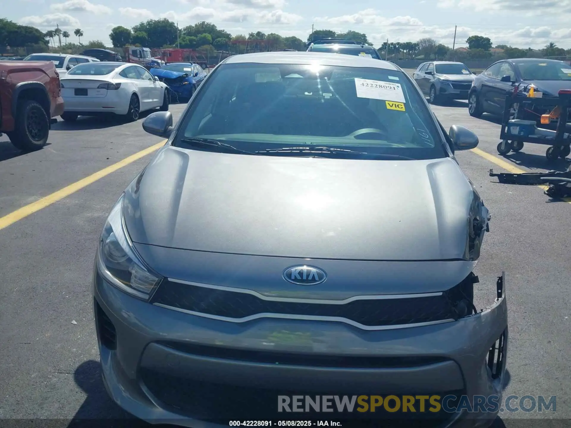 13 fotografías del automóvil dañado 3KPA24AD8ME391161 KIA RIO 2021