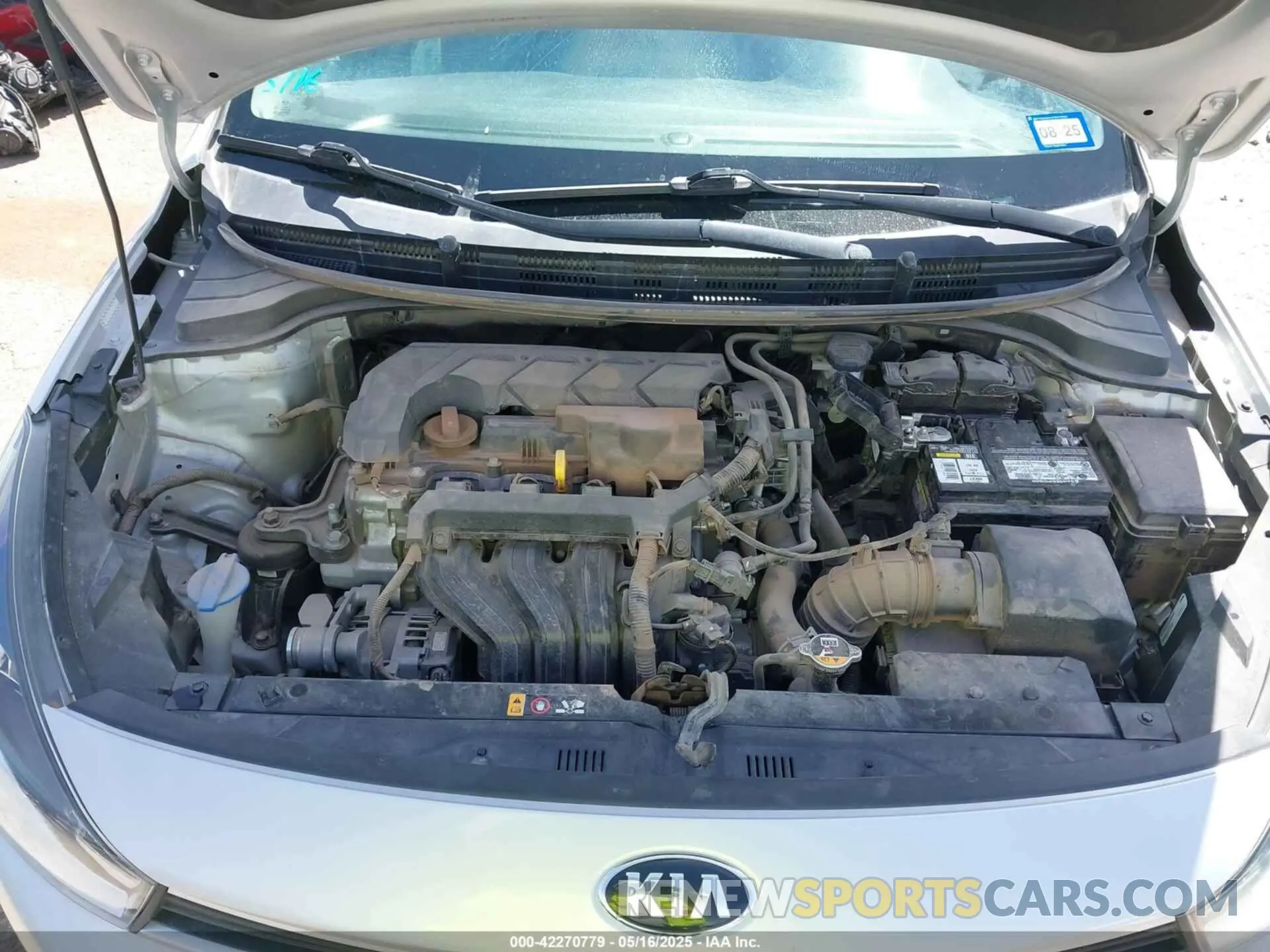 10 fotografías del automóvil dañado 3KPA24AD8ME395534 KIA RIO 2021