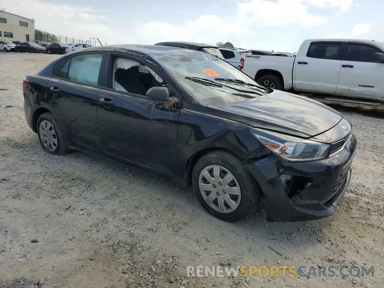 4 fotografías del automóvil dañado 3KPA24AD9ME396448 KIA RIO 2021