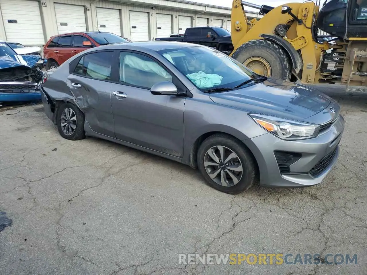 4 fotografías del automóvil dañado 3KPA24ADXME397110 KIA RIO 2021