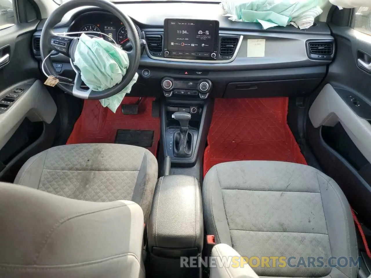 8 fotografías del automóvil dañado 3KPA24ADXME397110 KIA RIO 2021