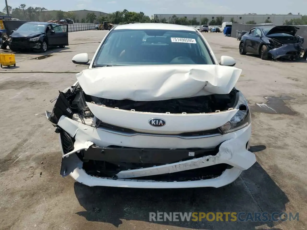 5 fotografías del automóvil dañado 3KPA25ADXME388414 KIA RIO 2021