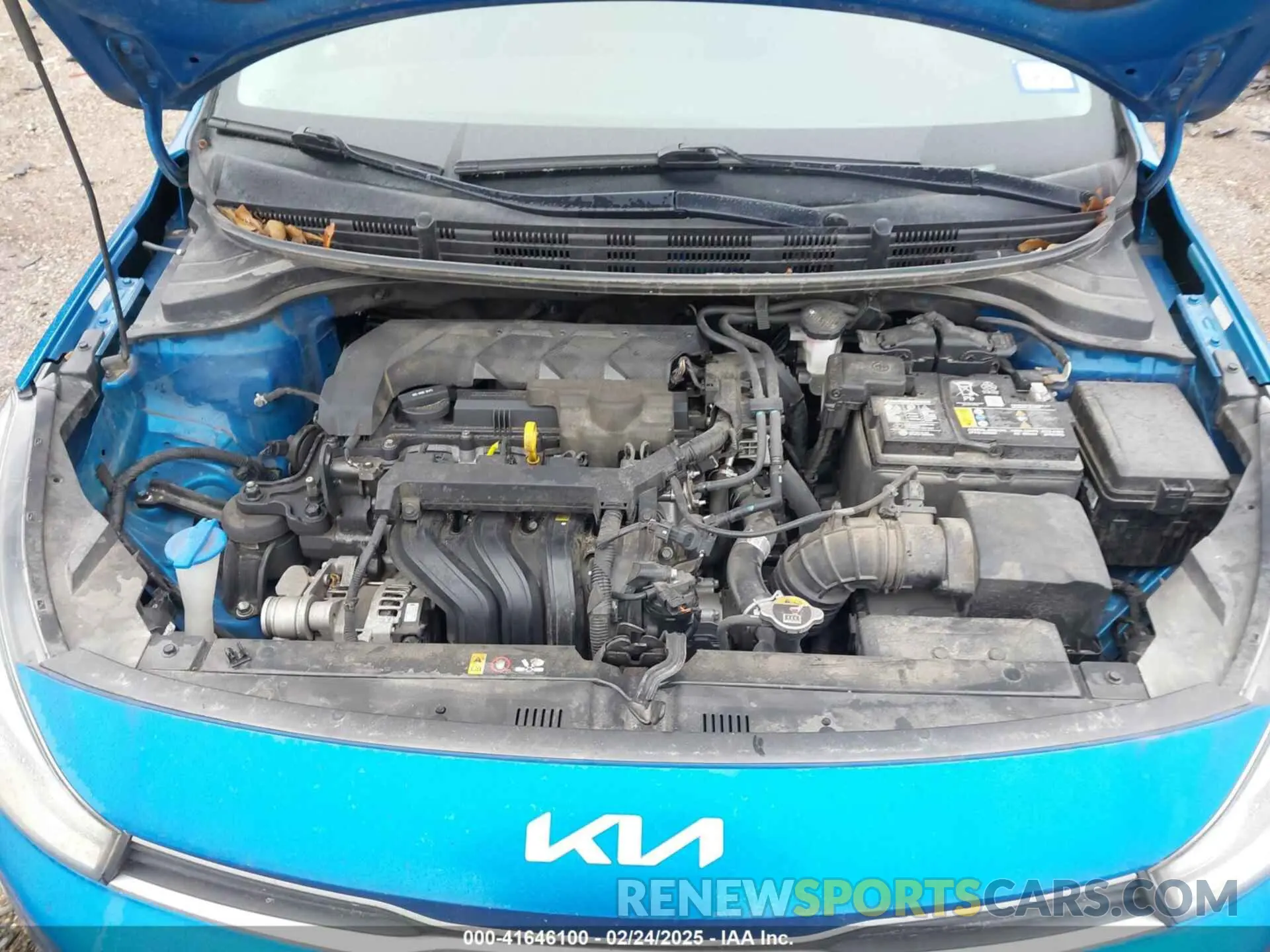 10 fotografías del automóvil dañado 3KPA24AD0NE458613 KIA RIO 2022
