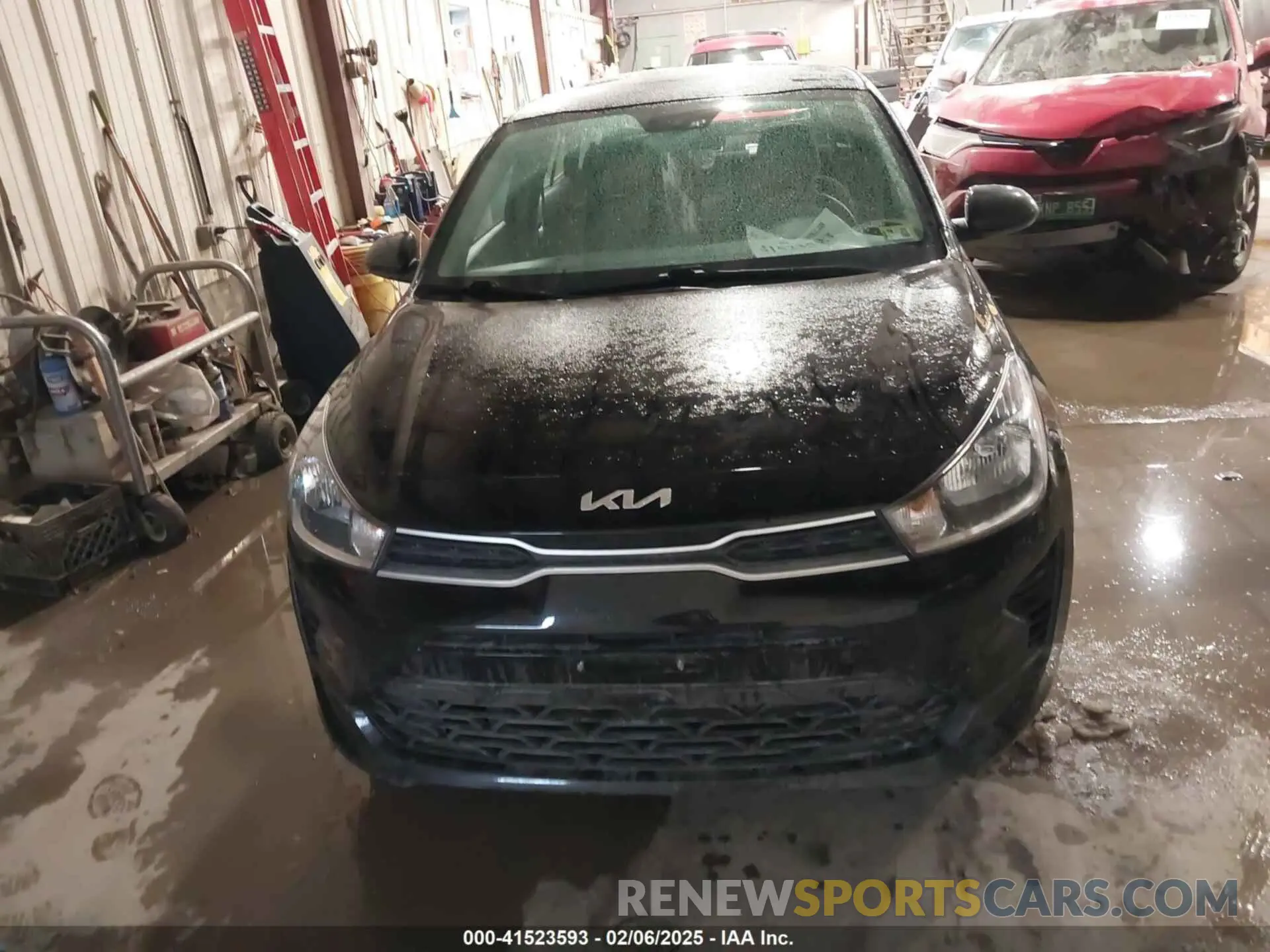 12 fotografías del automóvil dañado 3KPA24AD1NE440072 KIA RIO 2022