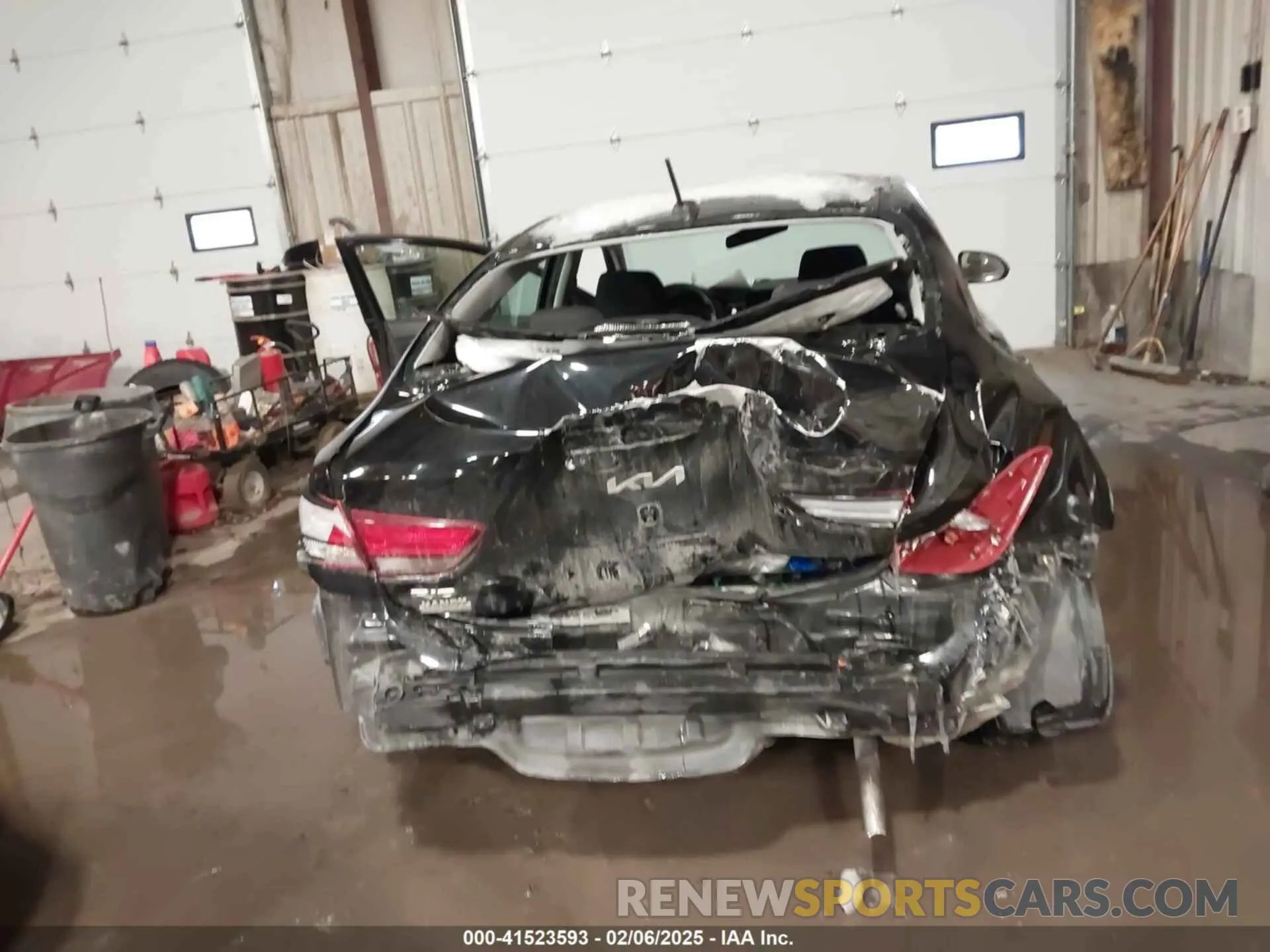 6 fotografías del automóvil dañado 3KPA24AD1NE440072 KIA RIO 2022