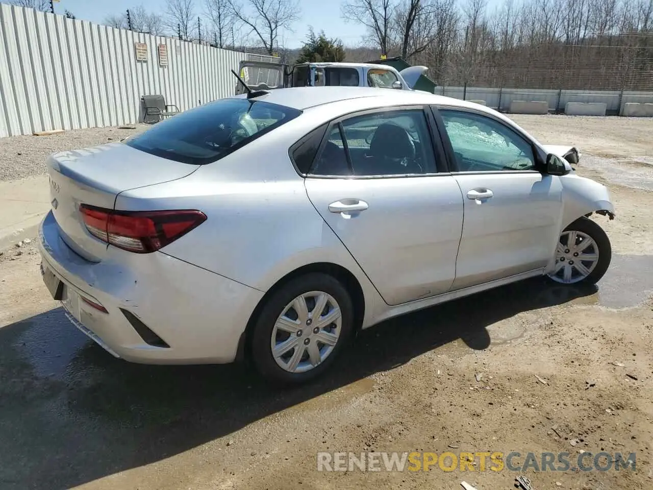 3 fotografías del automóvil dañado 3KPA24AD1NE449662 KIA RIO 2022