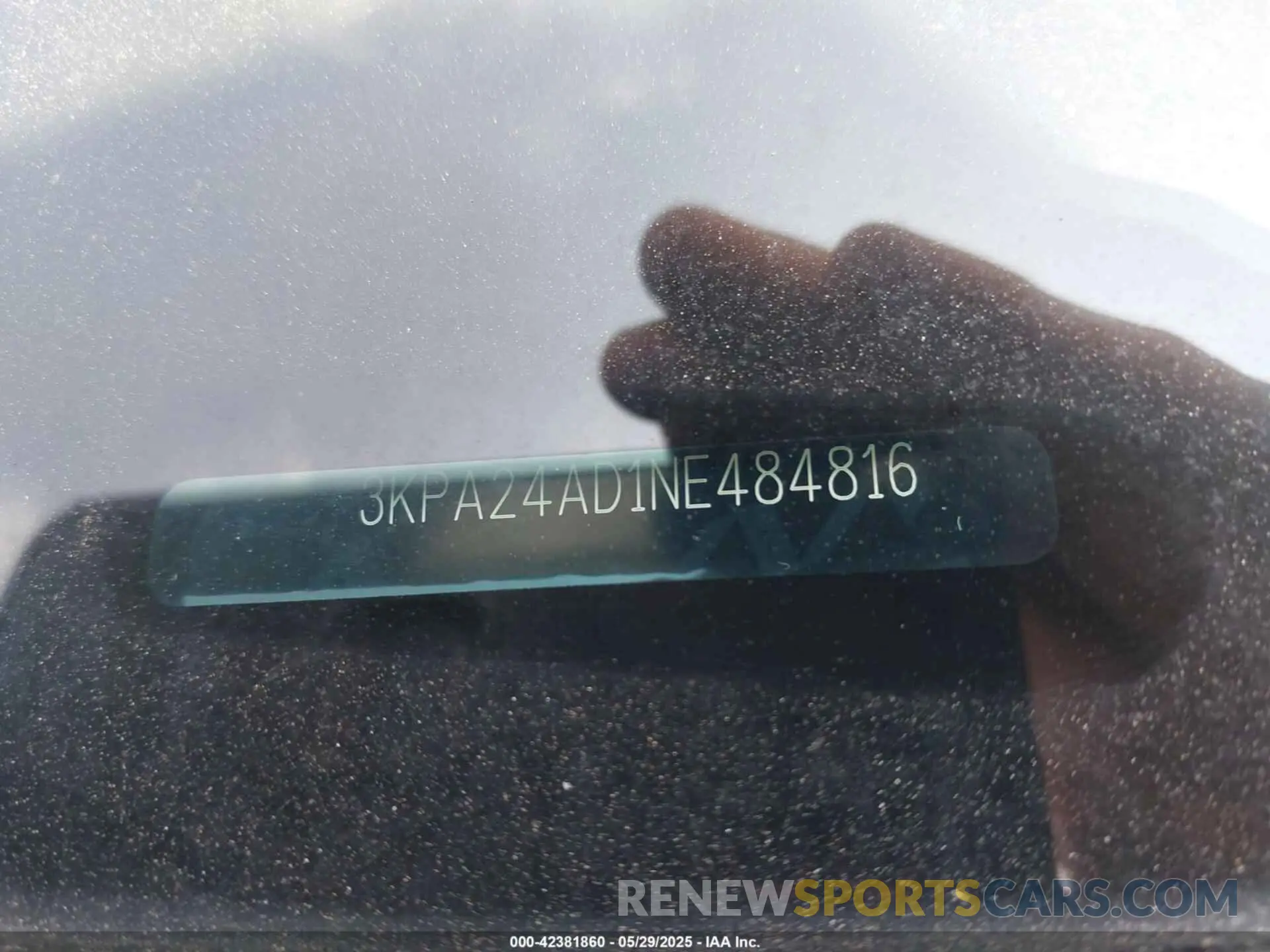 9 fotografías del automóvil dañado 3KPA24AD1NE484816 KIA RIO 2022