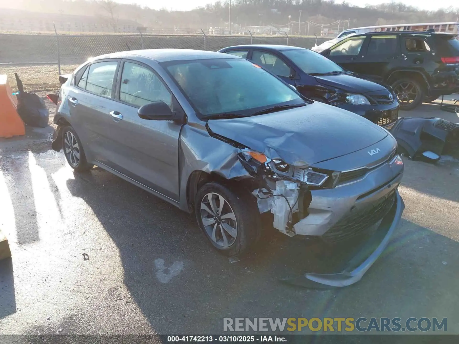 1 fotografías del automóvil dañado 3KPA24AD2NE431557 KIA RIO 2022