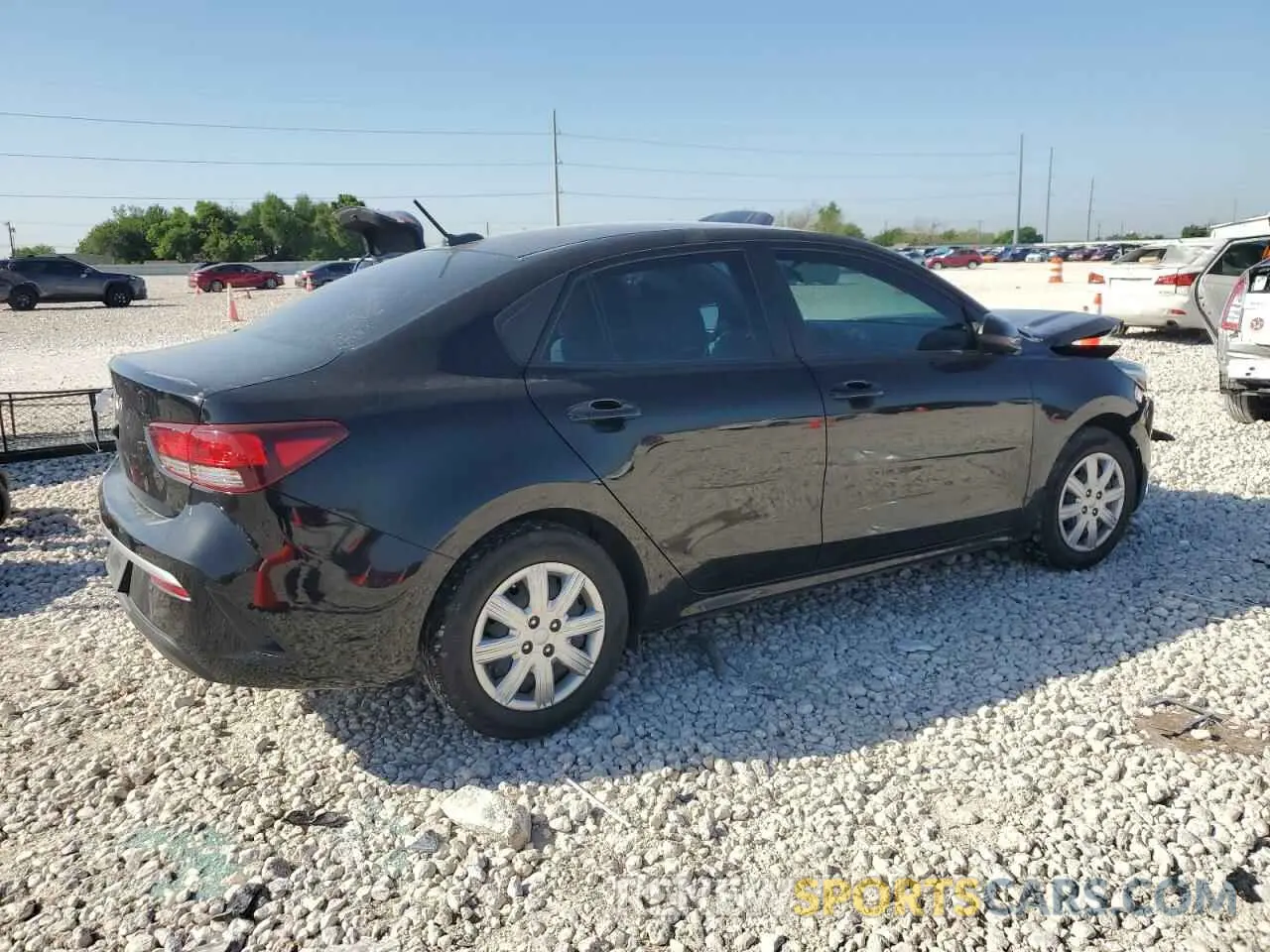 3 fotografías del automóvil dañado 3KPA24AD2NE438931 KIA RIO 2022