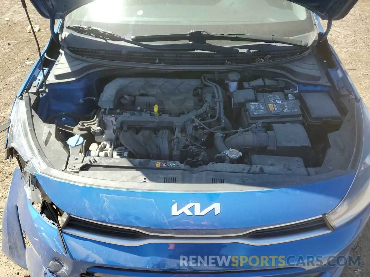 11 fotografías del automóvil dañado 3KPA24AD2NE443336 KIA RIO 2022