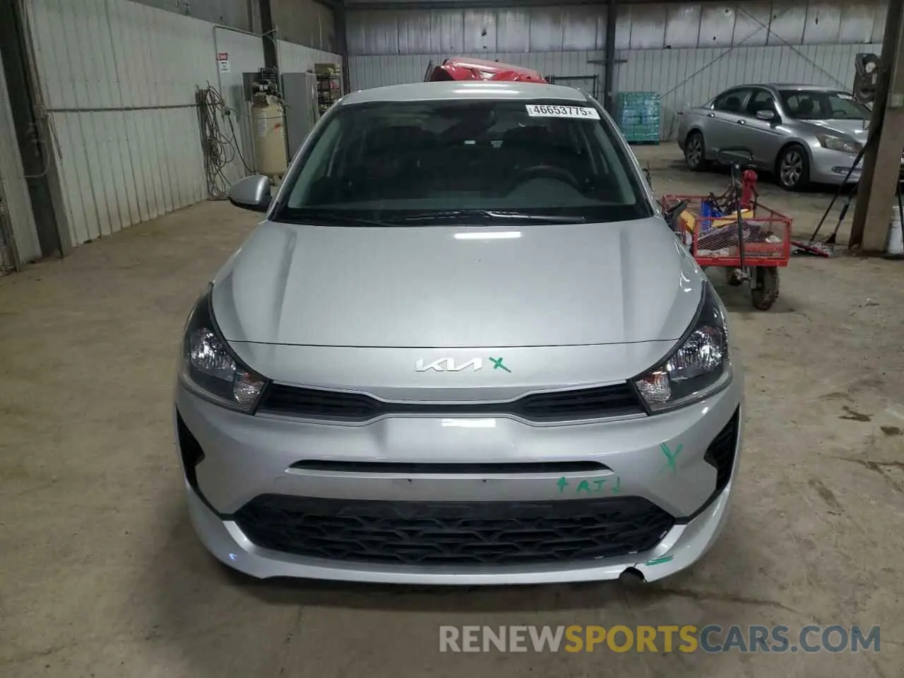 5 fotografías del automóvil dañado 3KPA24AD2NE445328 KIA RIO 2022