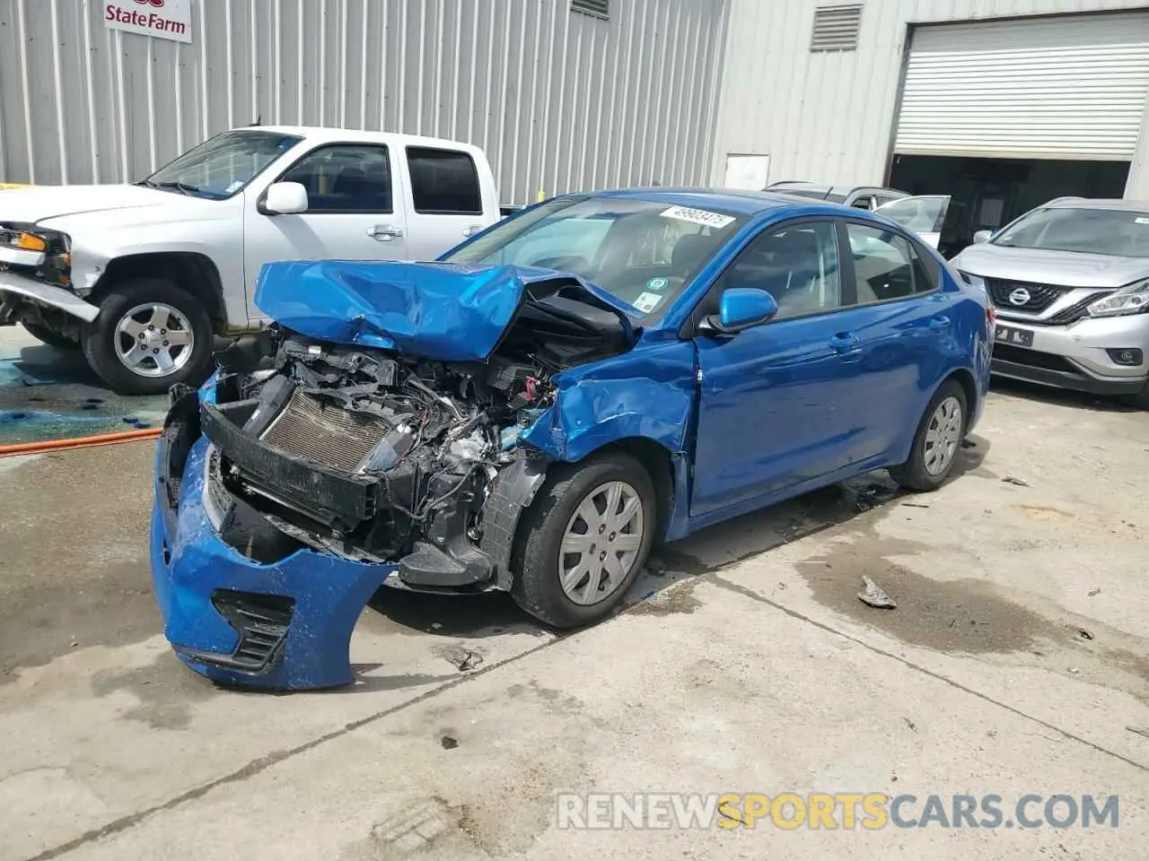 1 fotografías del automóvil dañado 3KPA24AD3NE468231 KIA RIO 2022