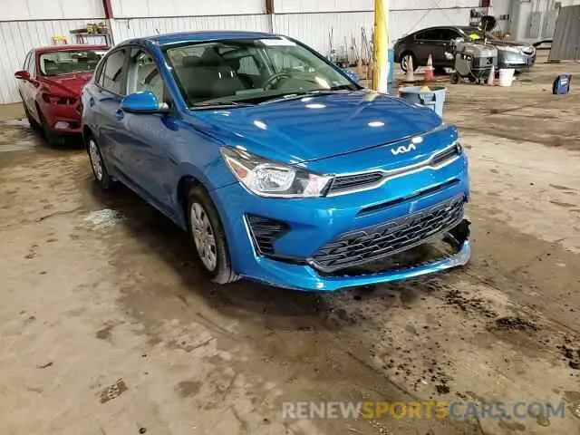 13 fotografías del automóvil dañado 3KPA24AD4NE452586 KIA RIO 2022