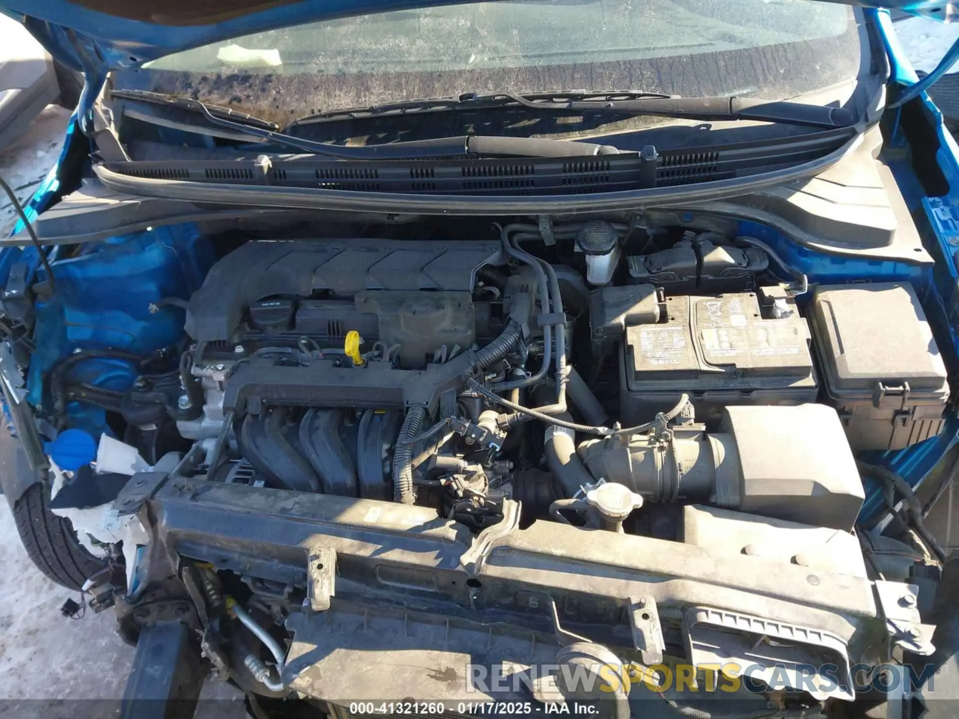 10 fotografías del automóvil dañado 3KPA24AD4NE478556 KIA RIO 2022