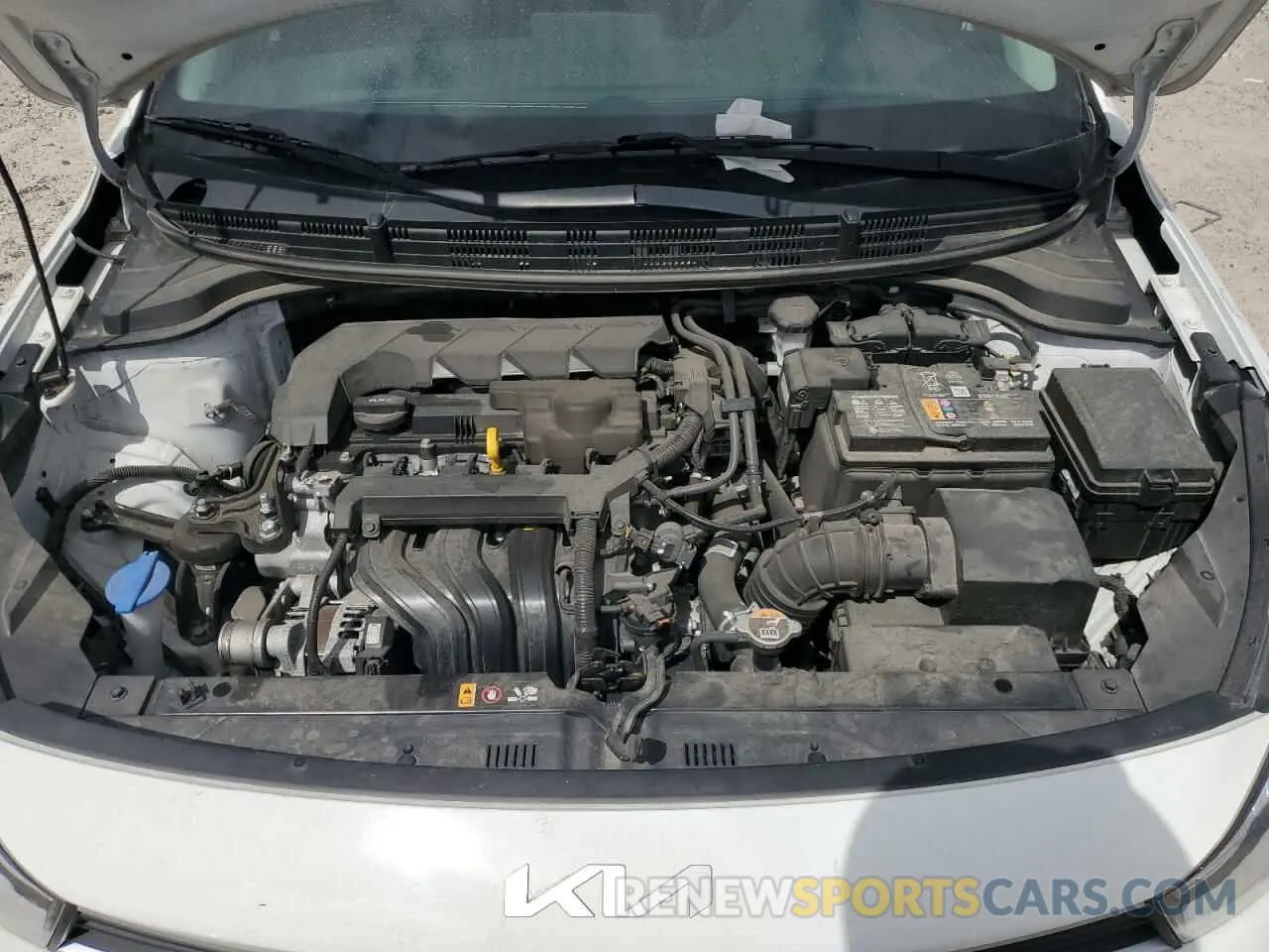 11 fotografías del automóvil dañado 3KPA24AD4NE481280 KIA RIO 2022