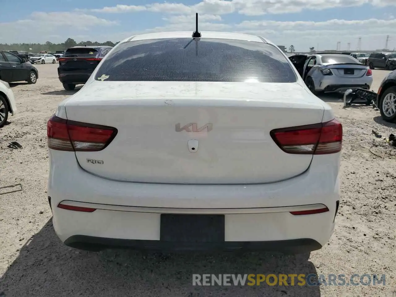 6 fotografías del automóvil dañado 3KPA24AD4NE481280 KIA RIO 2022