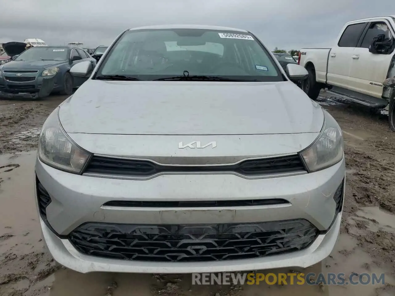 5 fotografías del automóvil dañado 3KPA24AD4NE486009 KIA RIO 2022