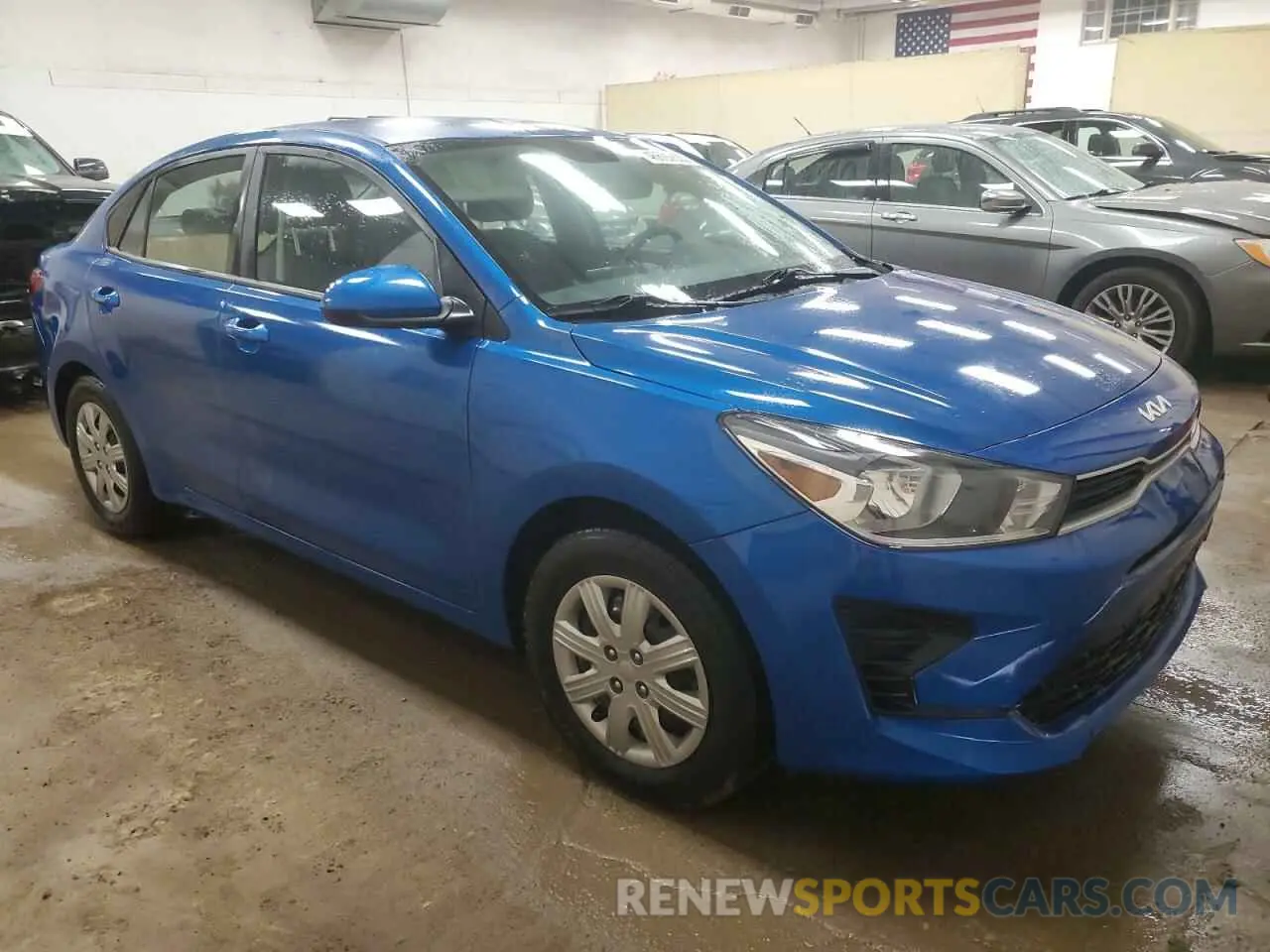 4 fotografías del automóvil dañado 3KPA24AD4NE507442 KIA RIO 2022
