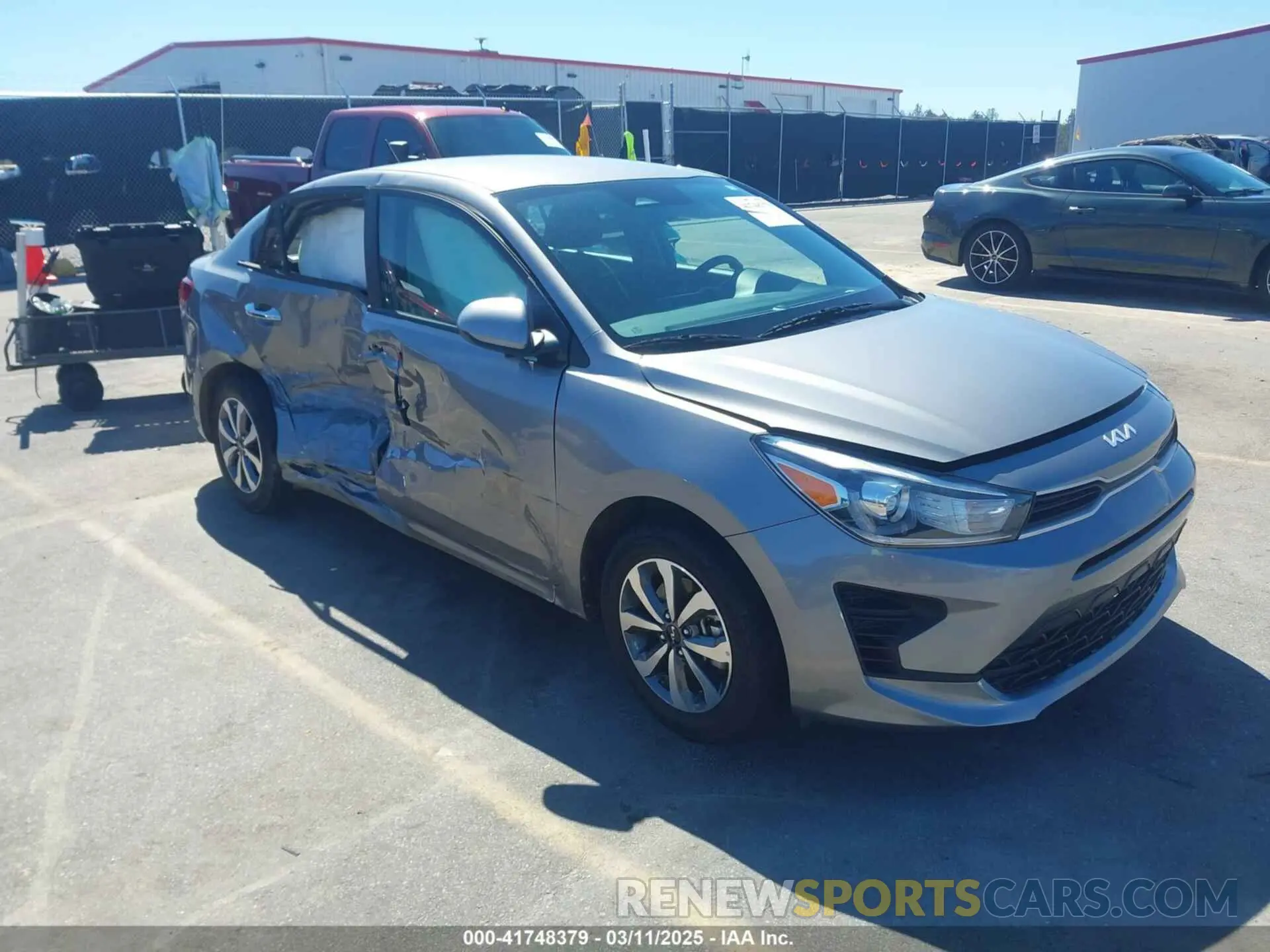 1 fotografías del automóvil dañado 3KPA24AD5NE481448 KIA RIO 2022