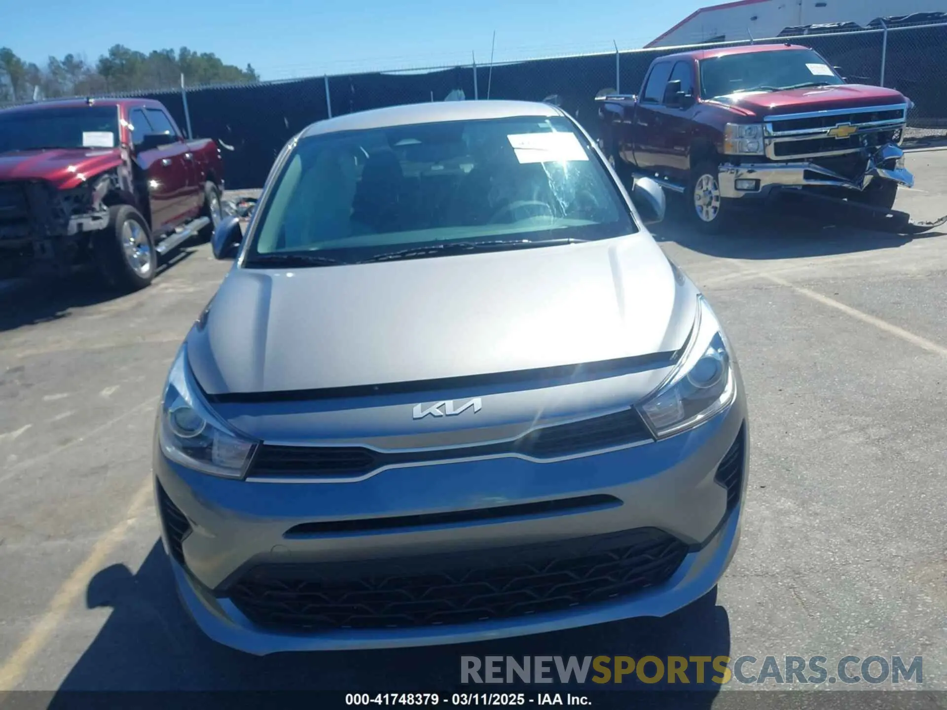 12 fotografías del automóvil dañado 3KPA24AD5NE481448 KIA RIO 2022
