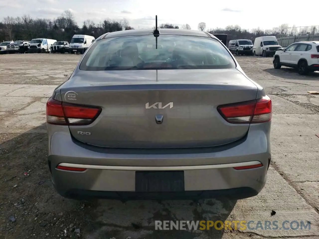 6 fotografías del automóvil dañado 3KPA24AD5NE496113 KIA RIO 2022